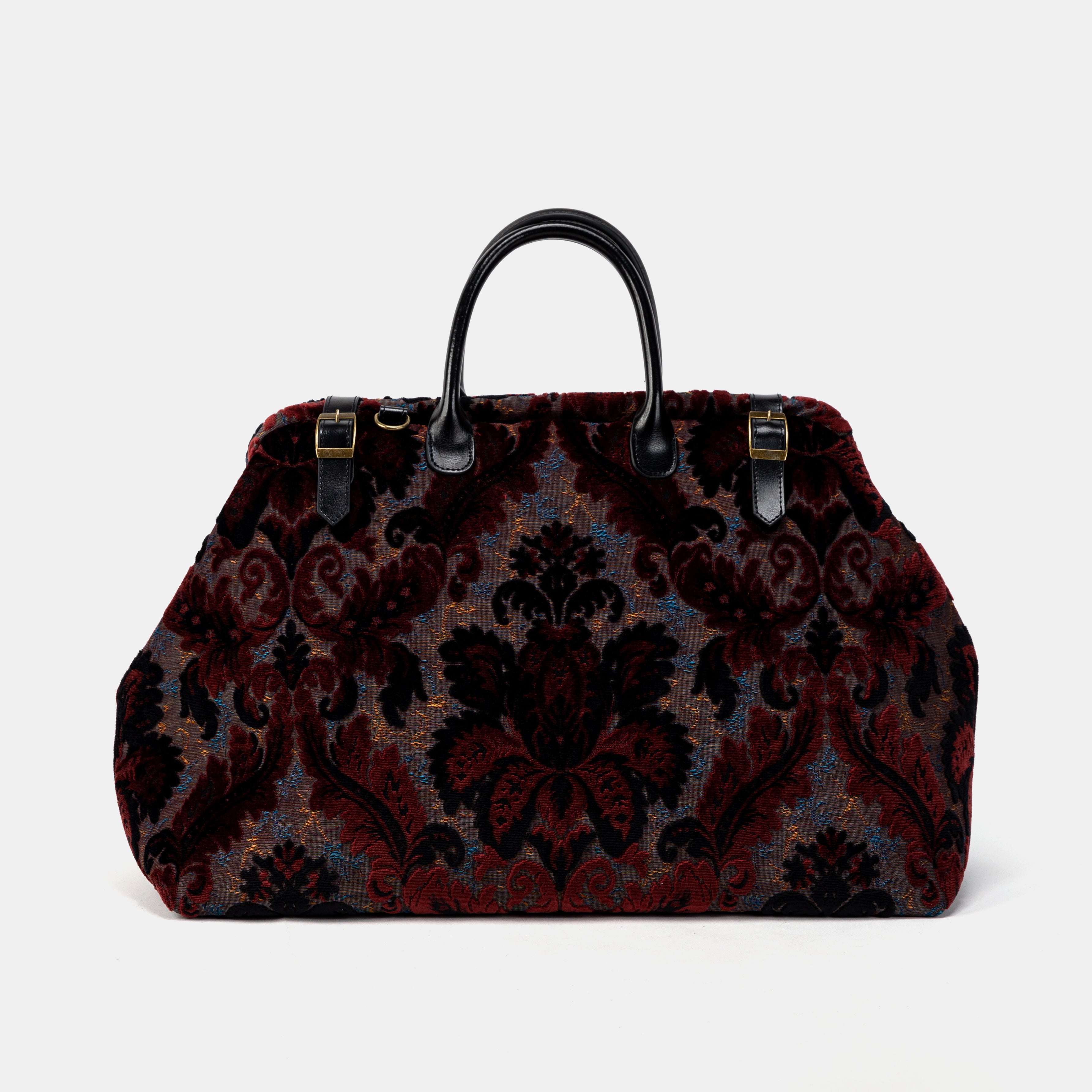 Burnout Velvet Revival Sephia Large Carpetbag front