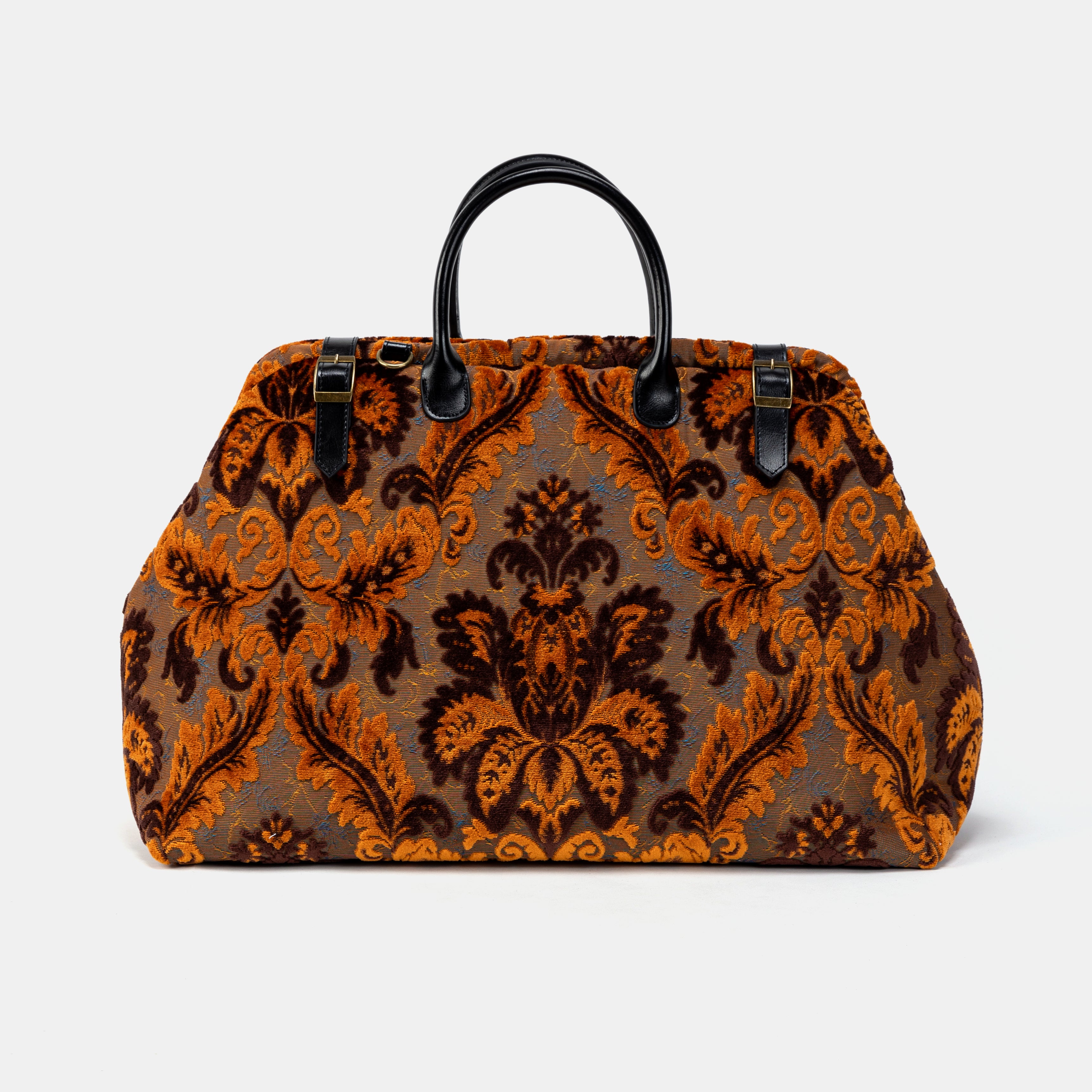 Burnout Velvet Revival Sienna Large Carpetbag front