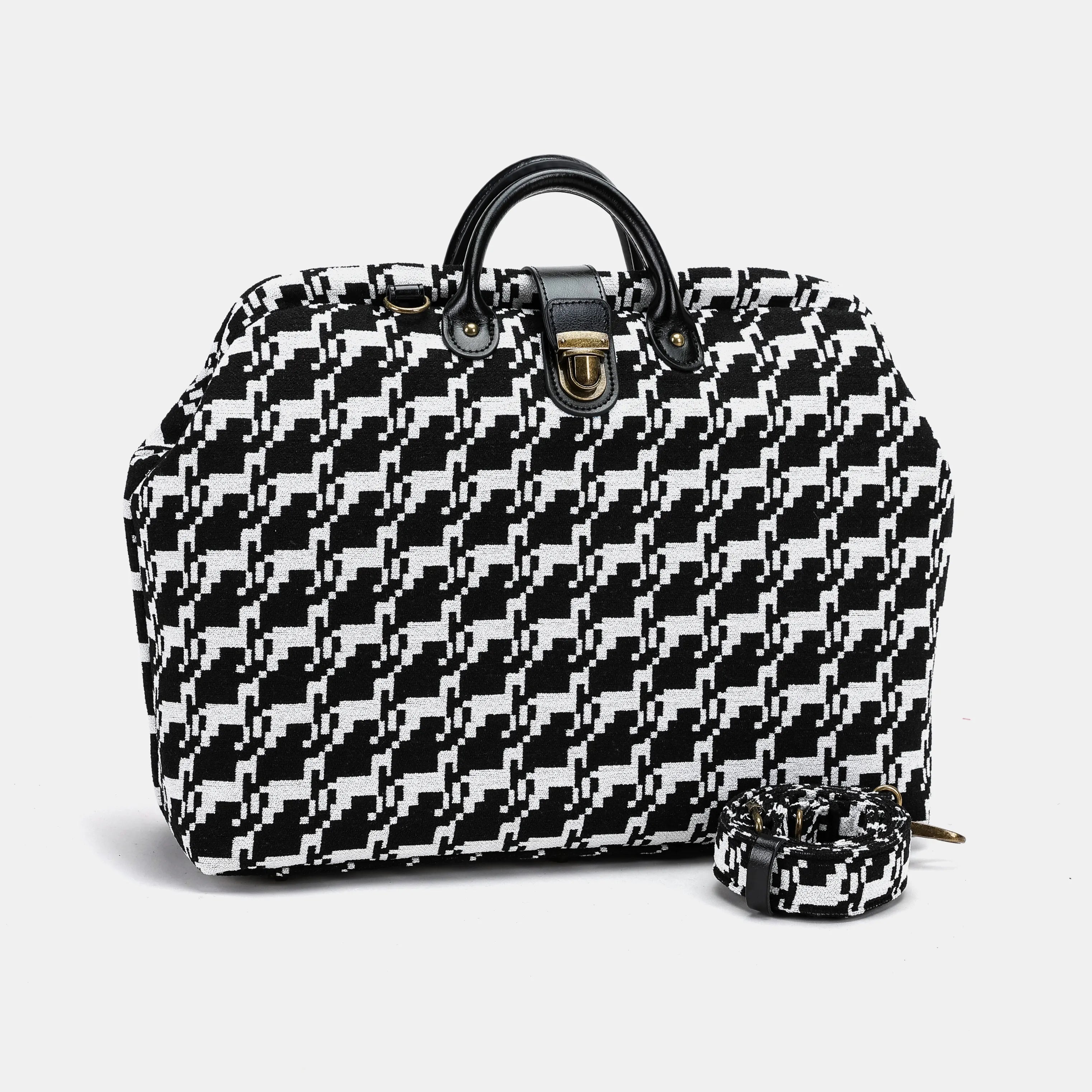 Houndstooth Laptop Work Bag main