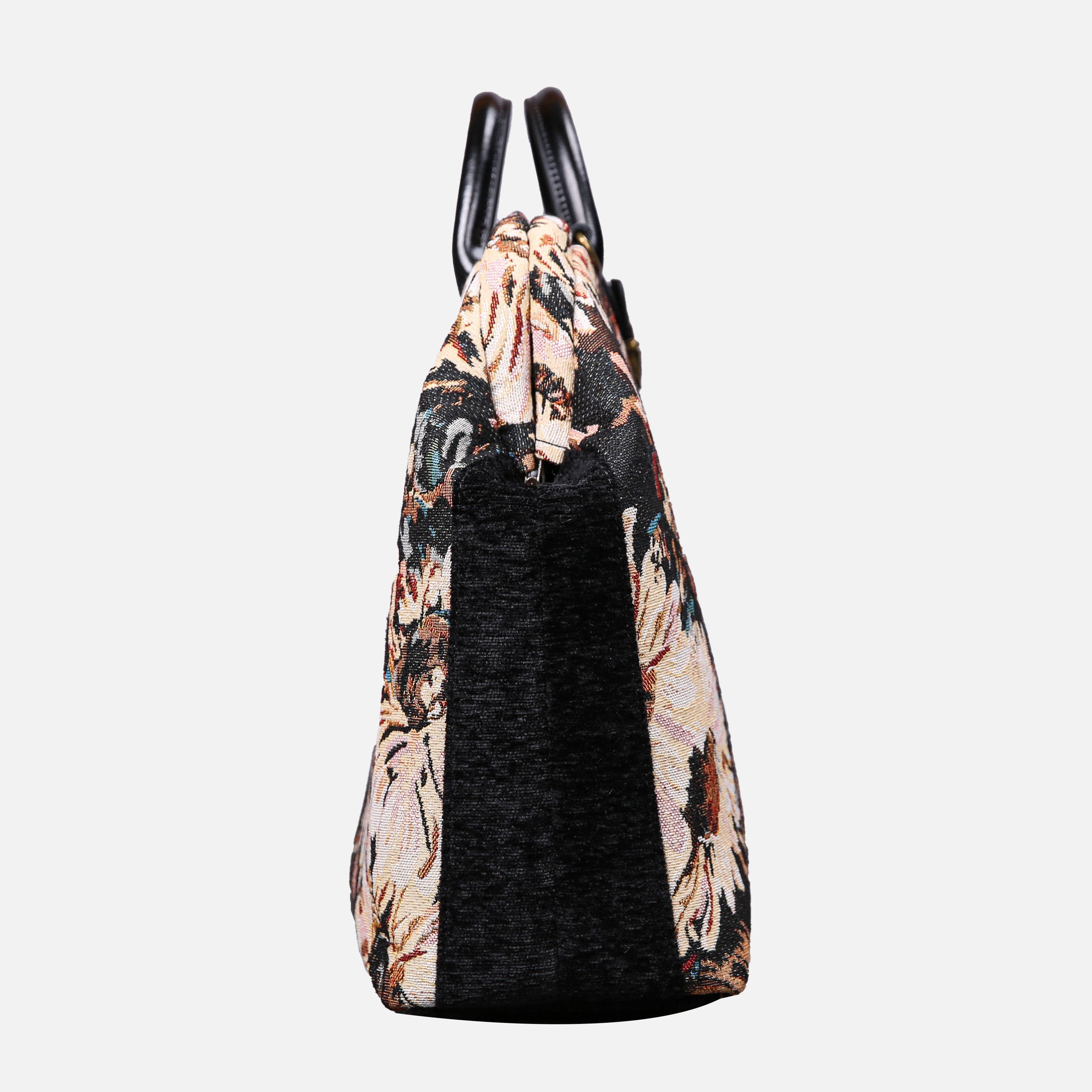 Daisy Black carpet bag MCW Handmade-2