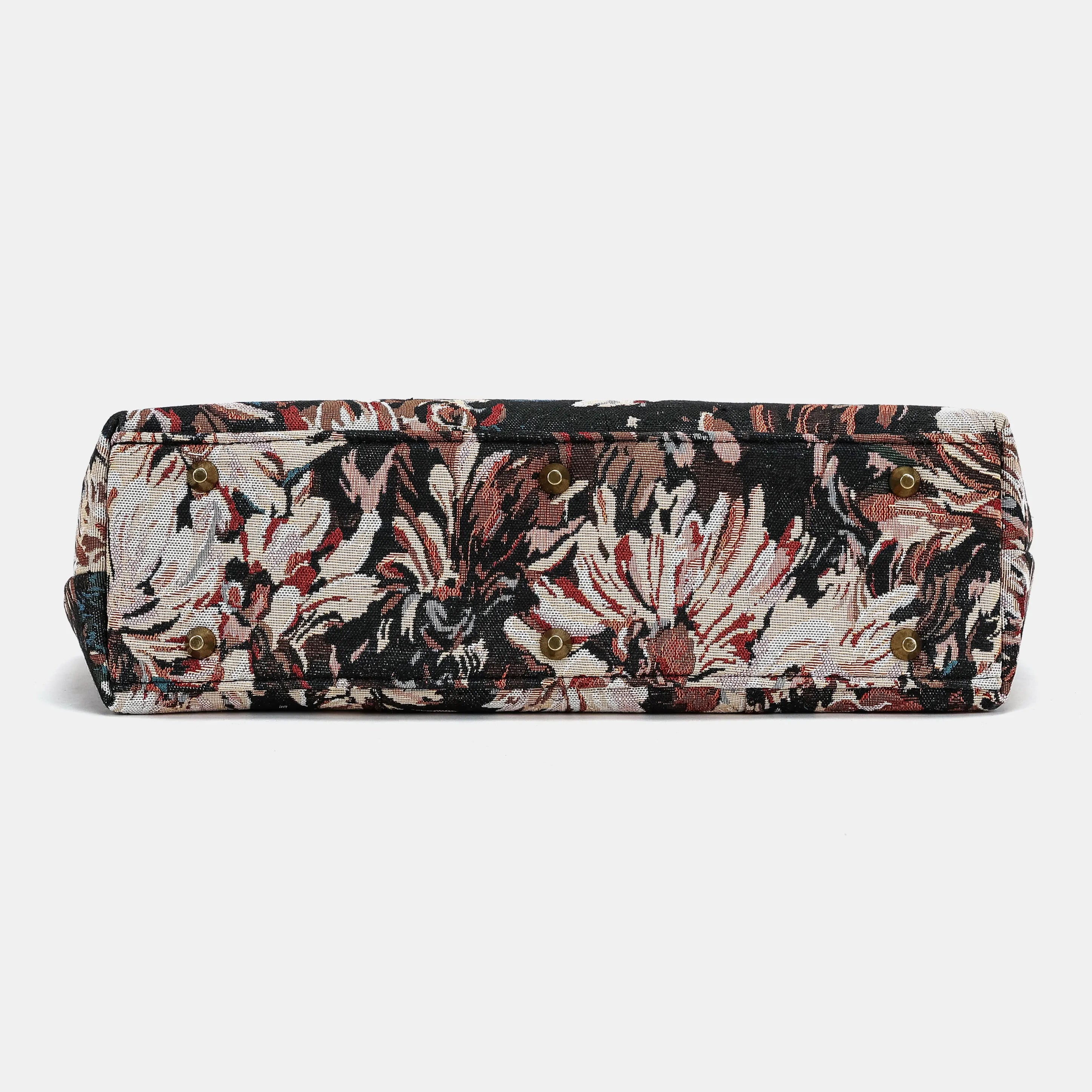 Daisy Black Laptop Work Bag bottom