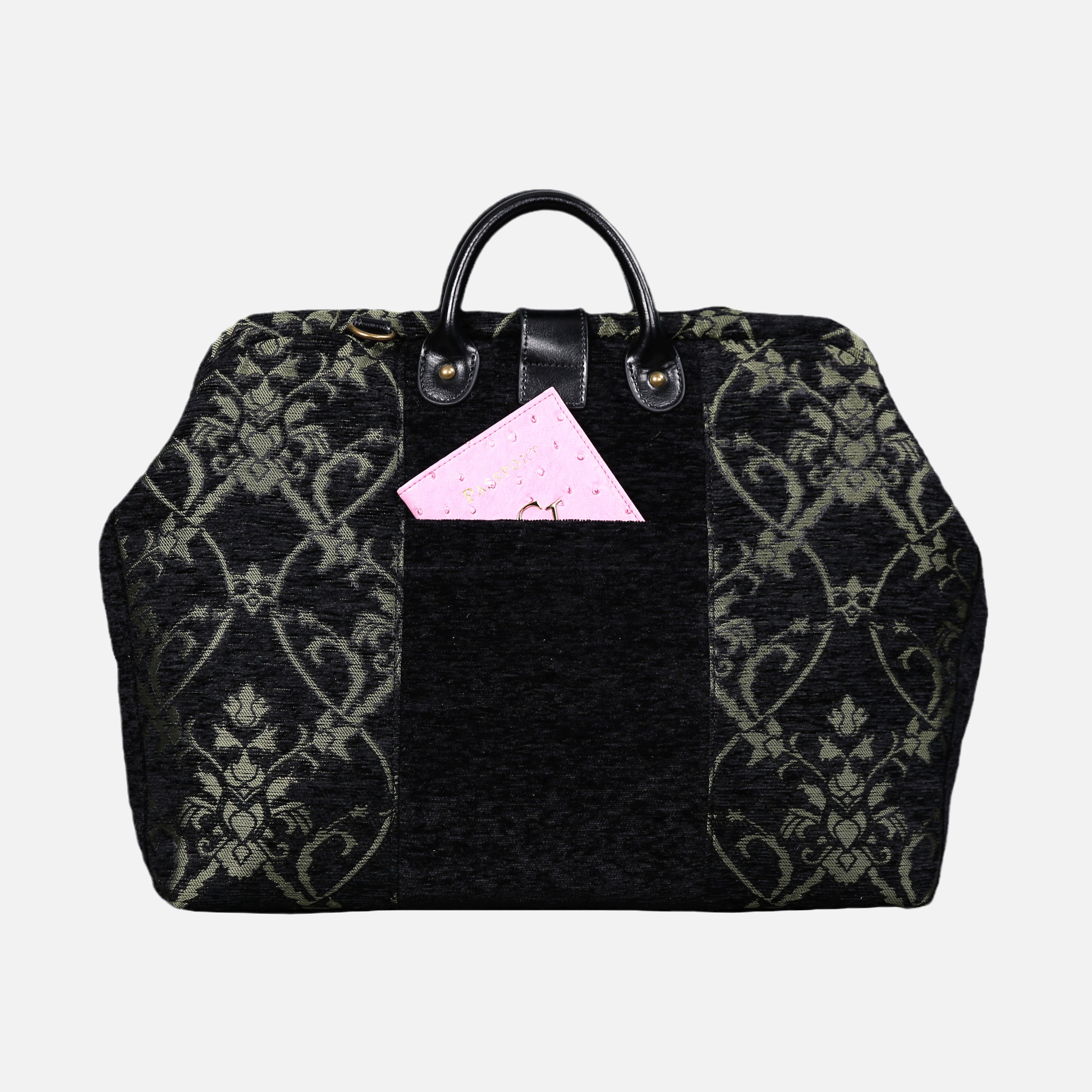 Carnaby Black carpet bag MCW Handmade-2