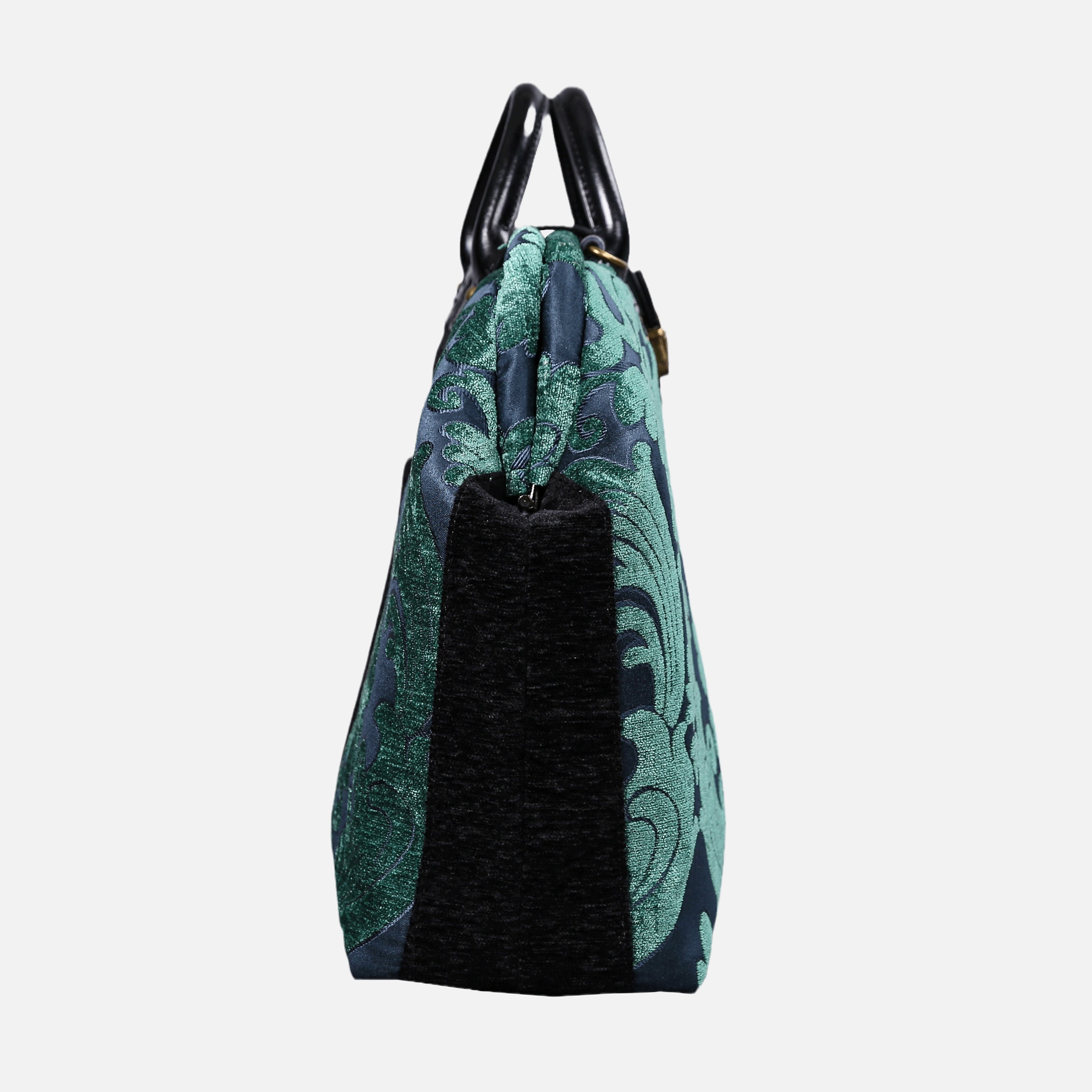 Queen Hunter Green carpet bag MCW Handmade