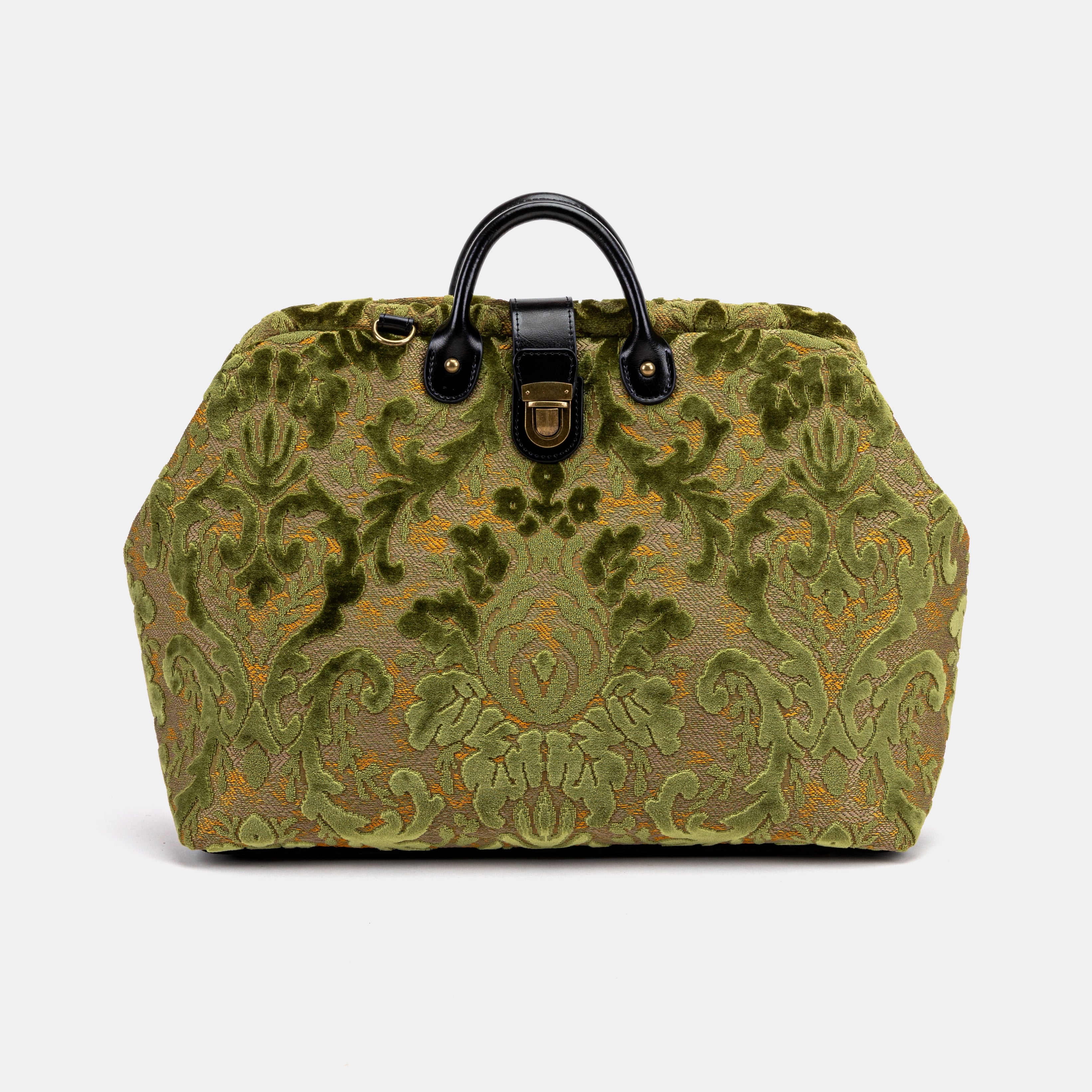 Burnout Velvet Fern Green Laptop Work Bag of America main