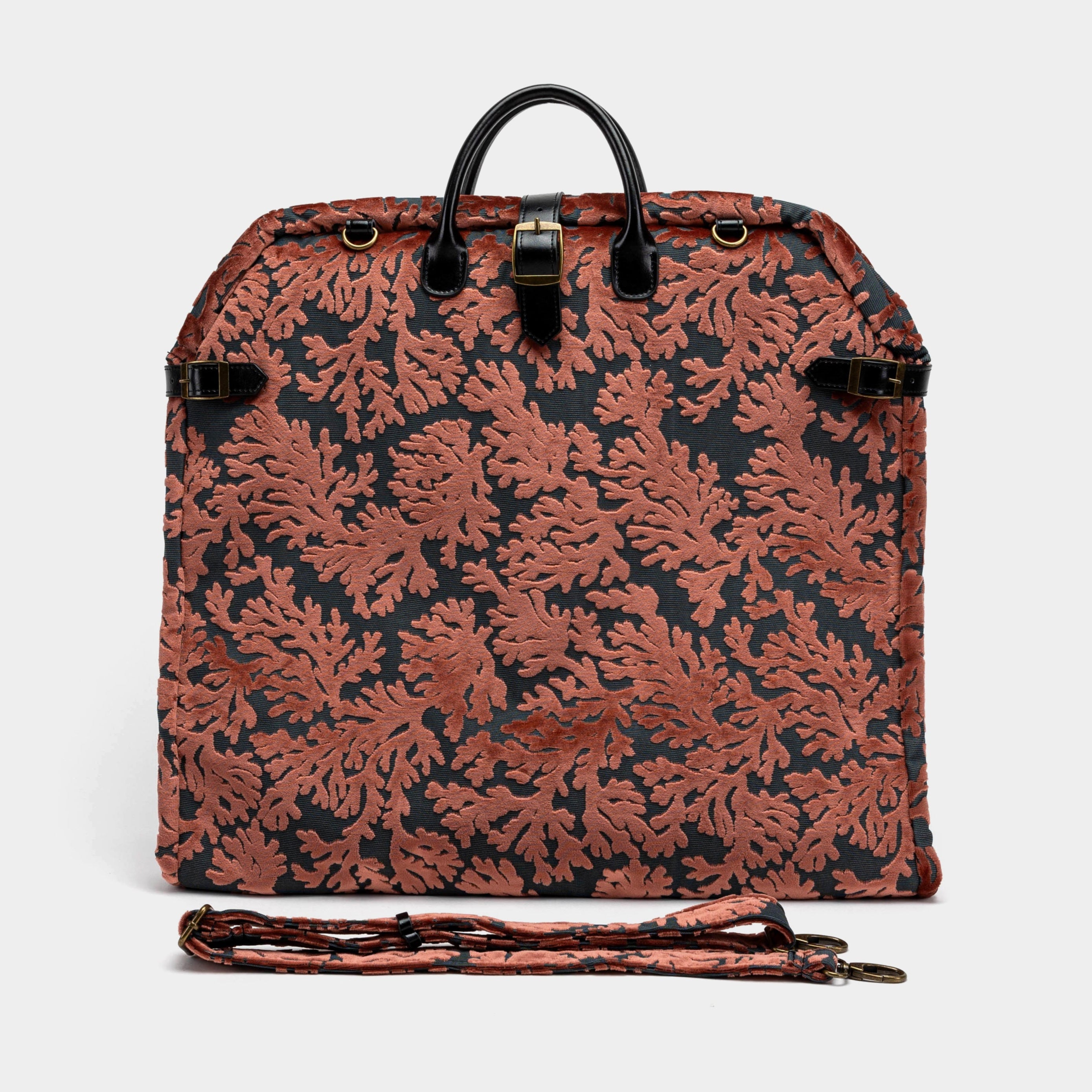 Burnout Velvet St Tropez Scuba Coral Carpet Garment Bag Carpetbag of America main