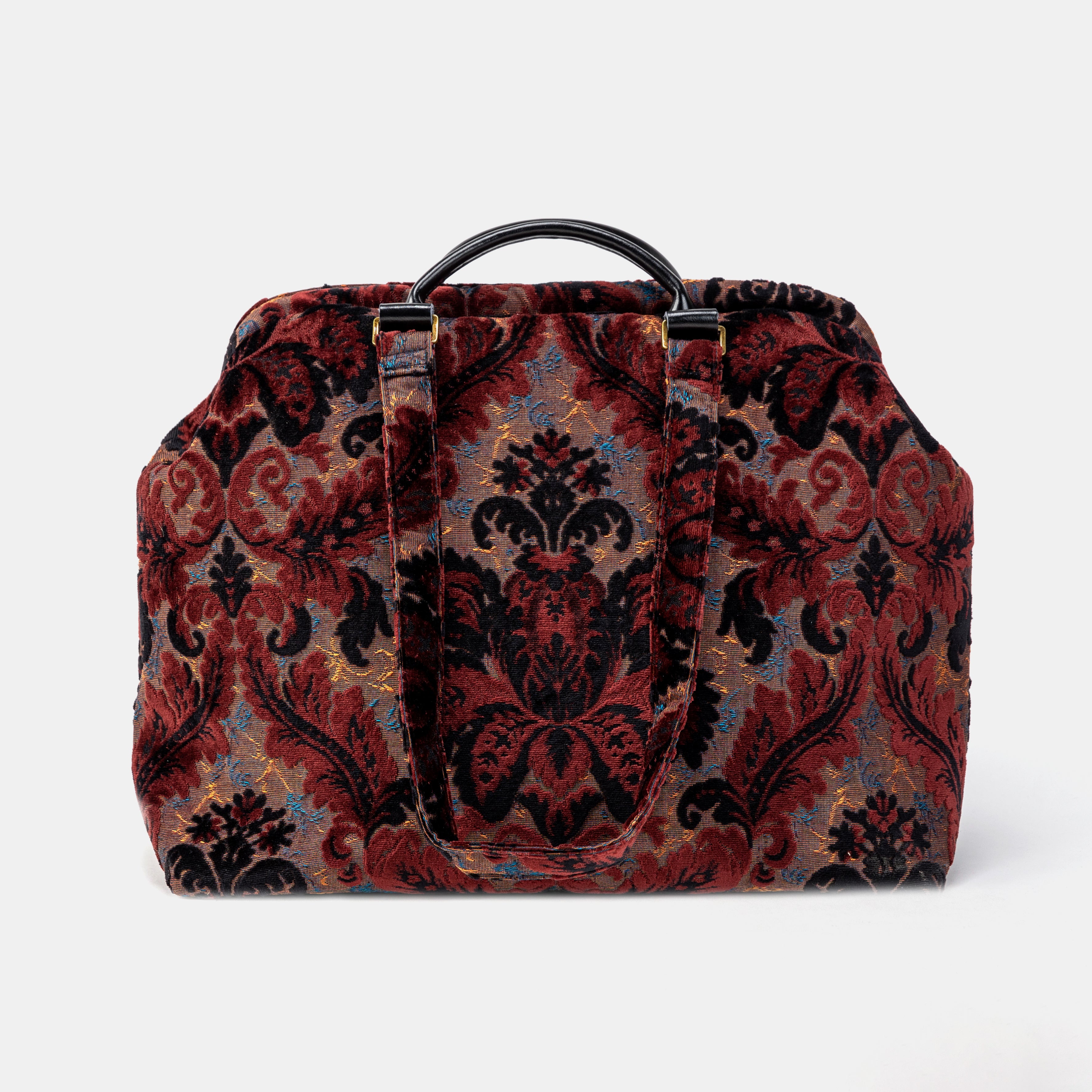 Burnout Velvet Revival Sephia Knitting Project Bag FRONT