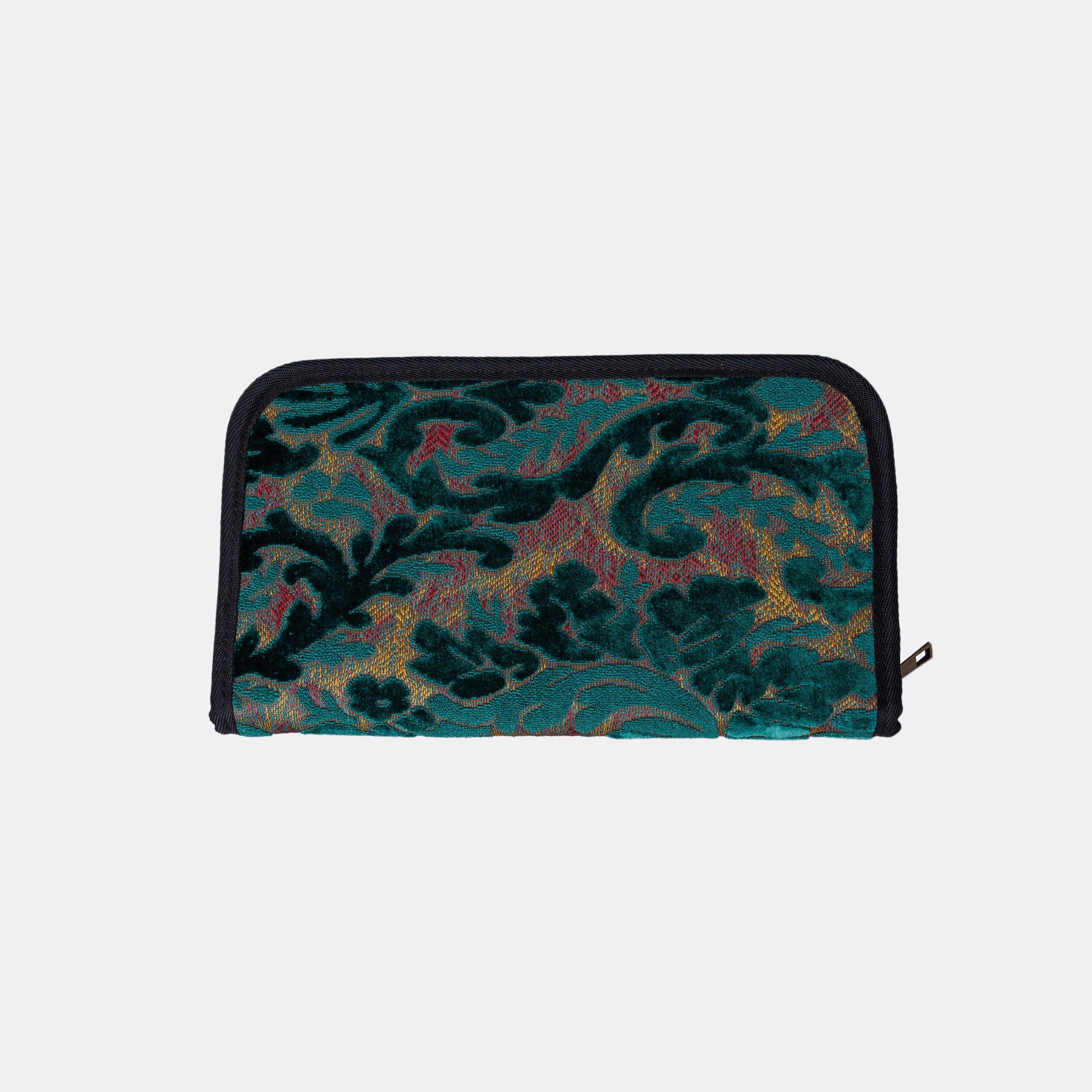 Burnout Velvet Jade Green Carpet Needle Case  MCW Handmade-2