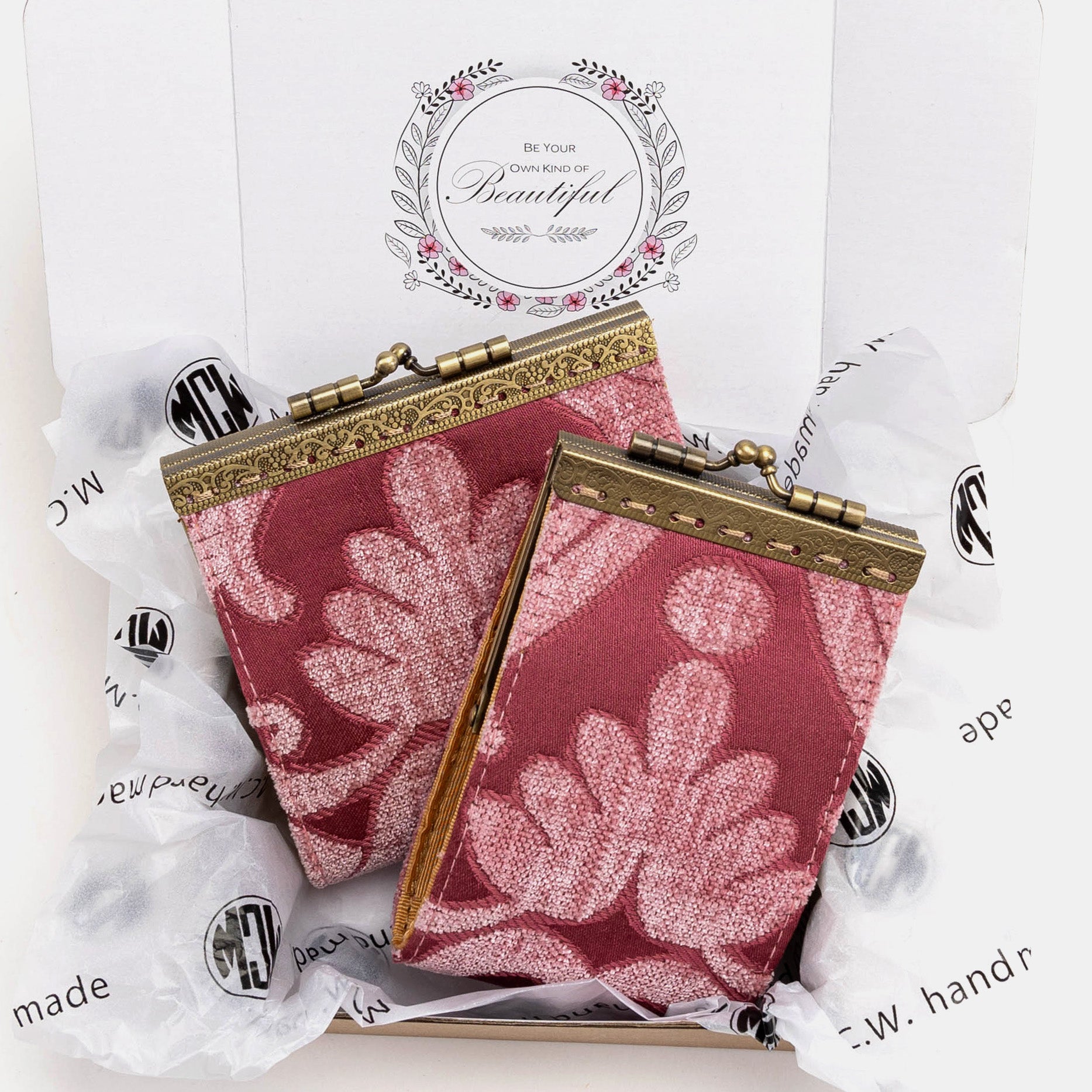 Queen Rose Pink Card Wallet