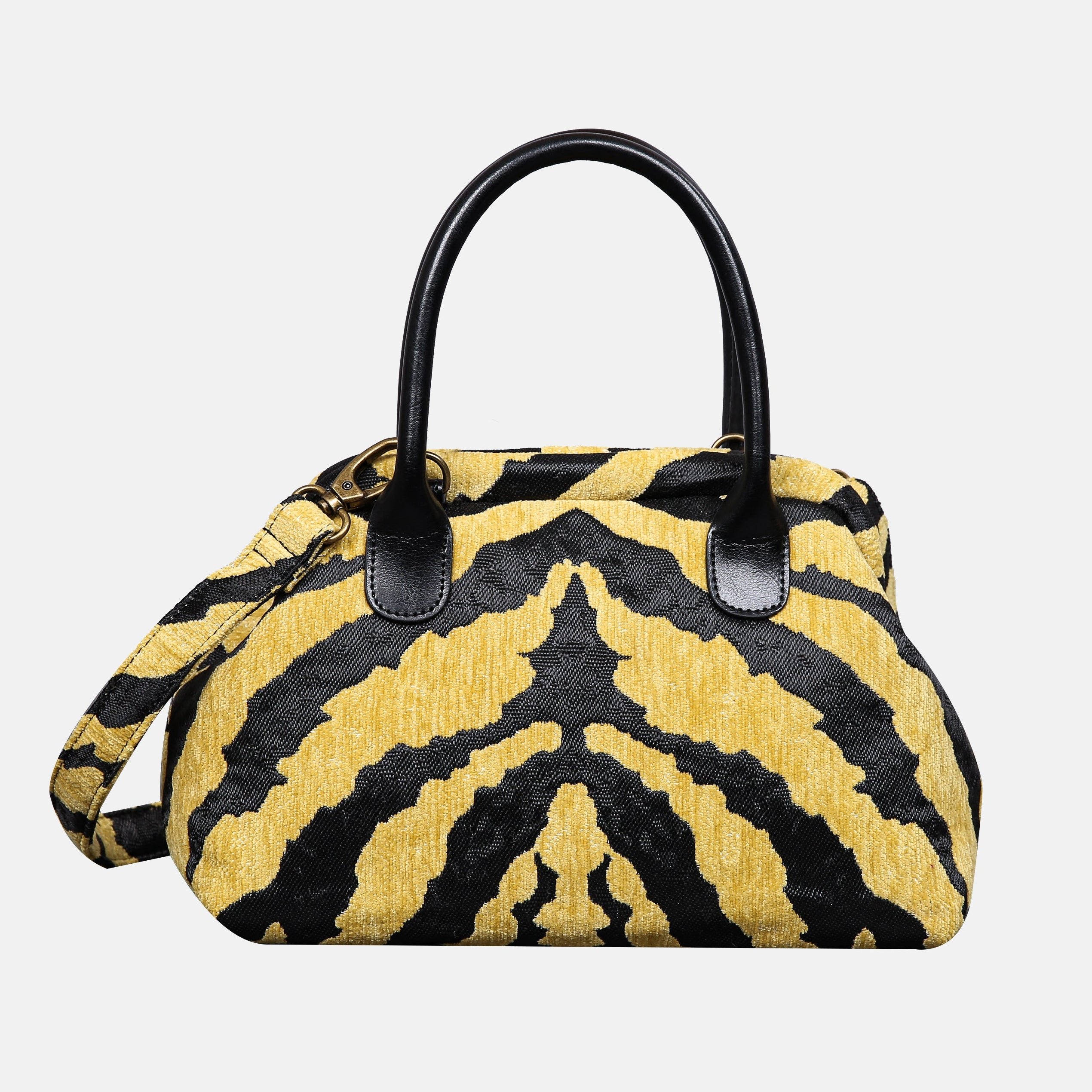 Zebra Daffodil Carpet Satchel carpet bag MCW Handmade