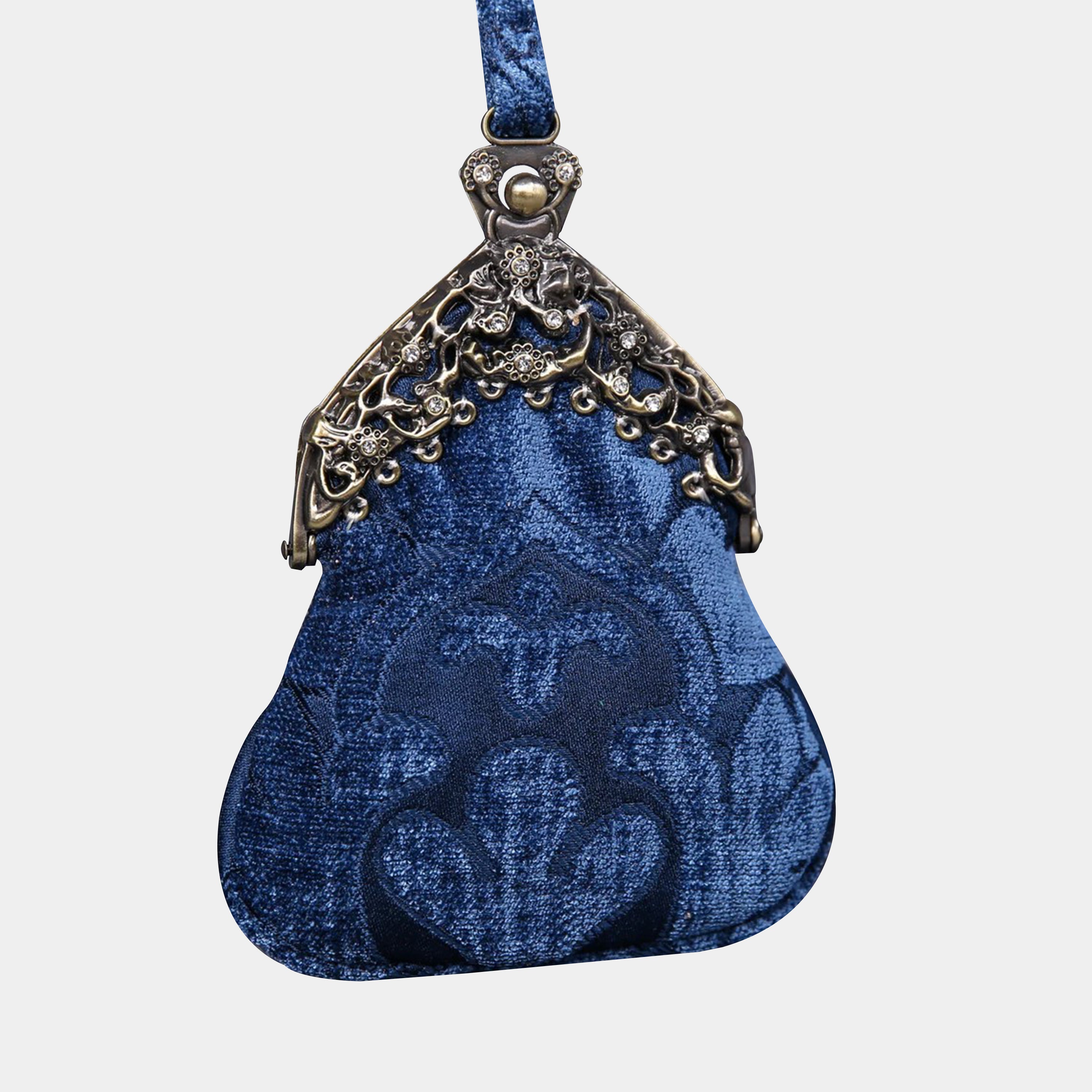 Queen Royal Blue carpet bag MCW Handmade