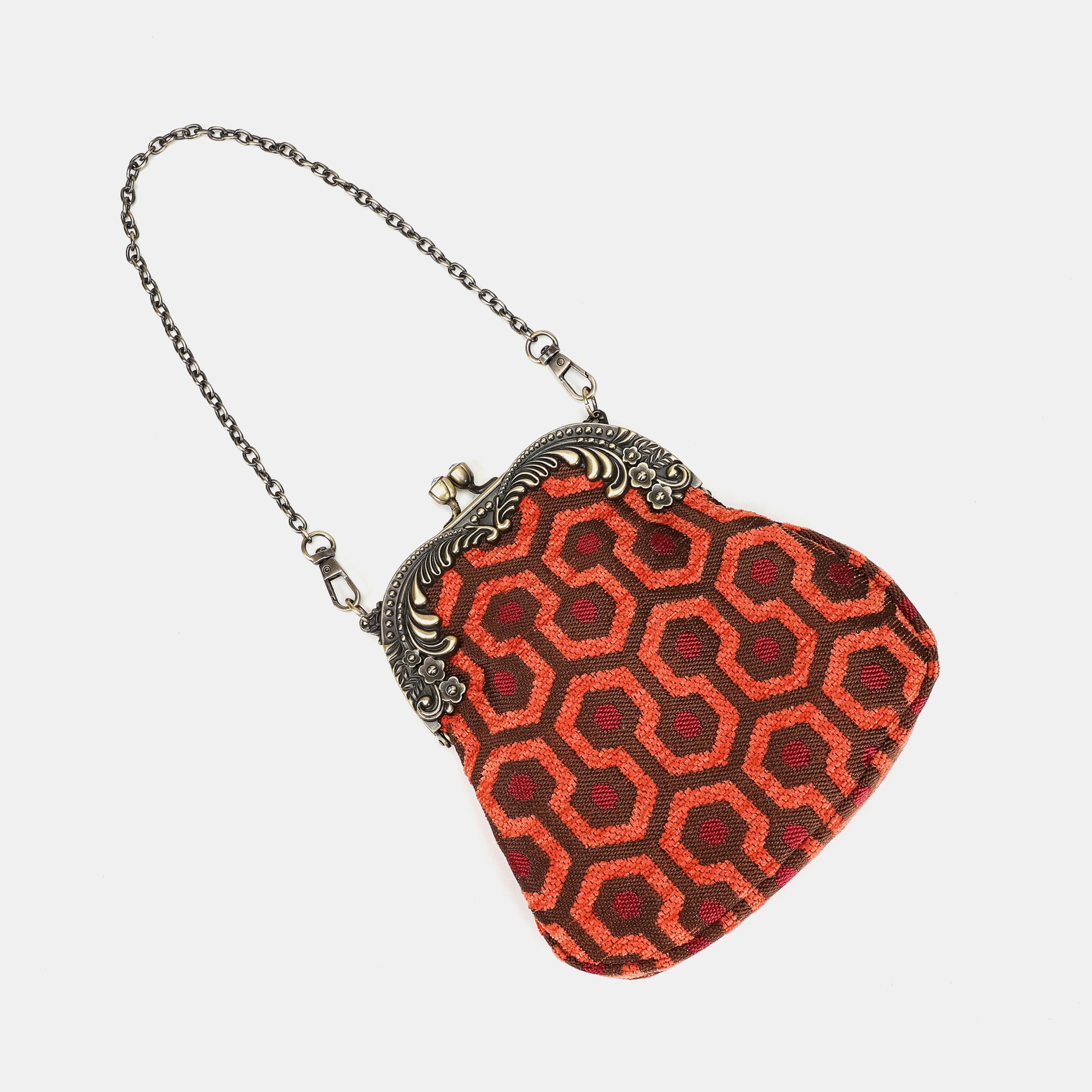 "The Shining" Overlook Hotel Chatelaine Purse Medium of America lay flat
