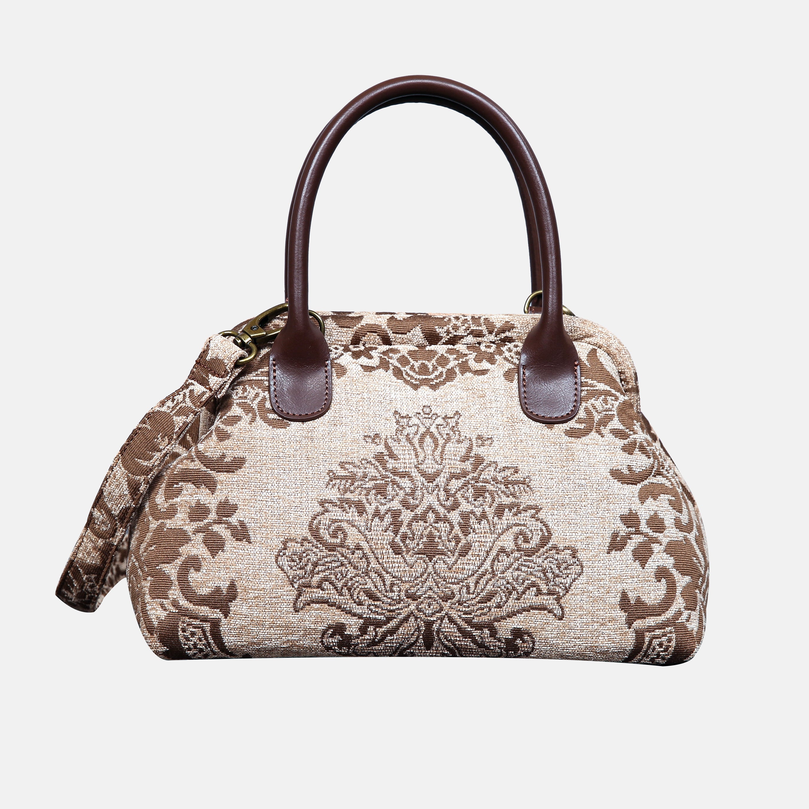 Griccia Camel Carpet Satchel