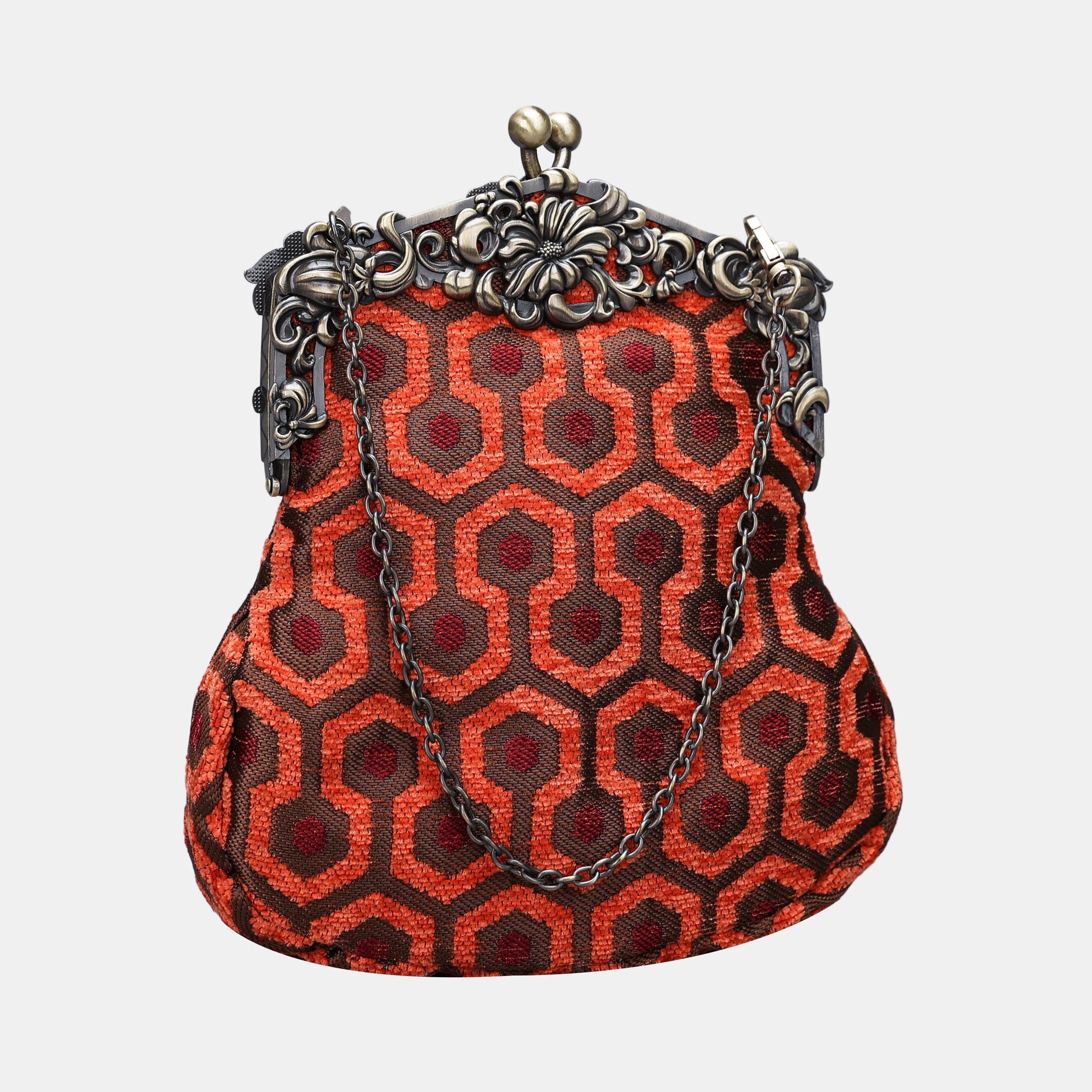 "The Shining" Overlook Hotel Chatelaine Purse Large carpet bag MCW Handmade