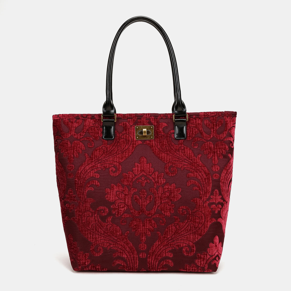Queen Wine Carpet Tote Shopper Carpetbag of America main