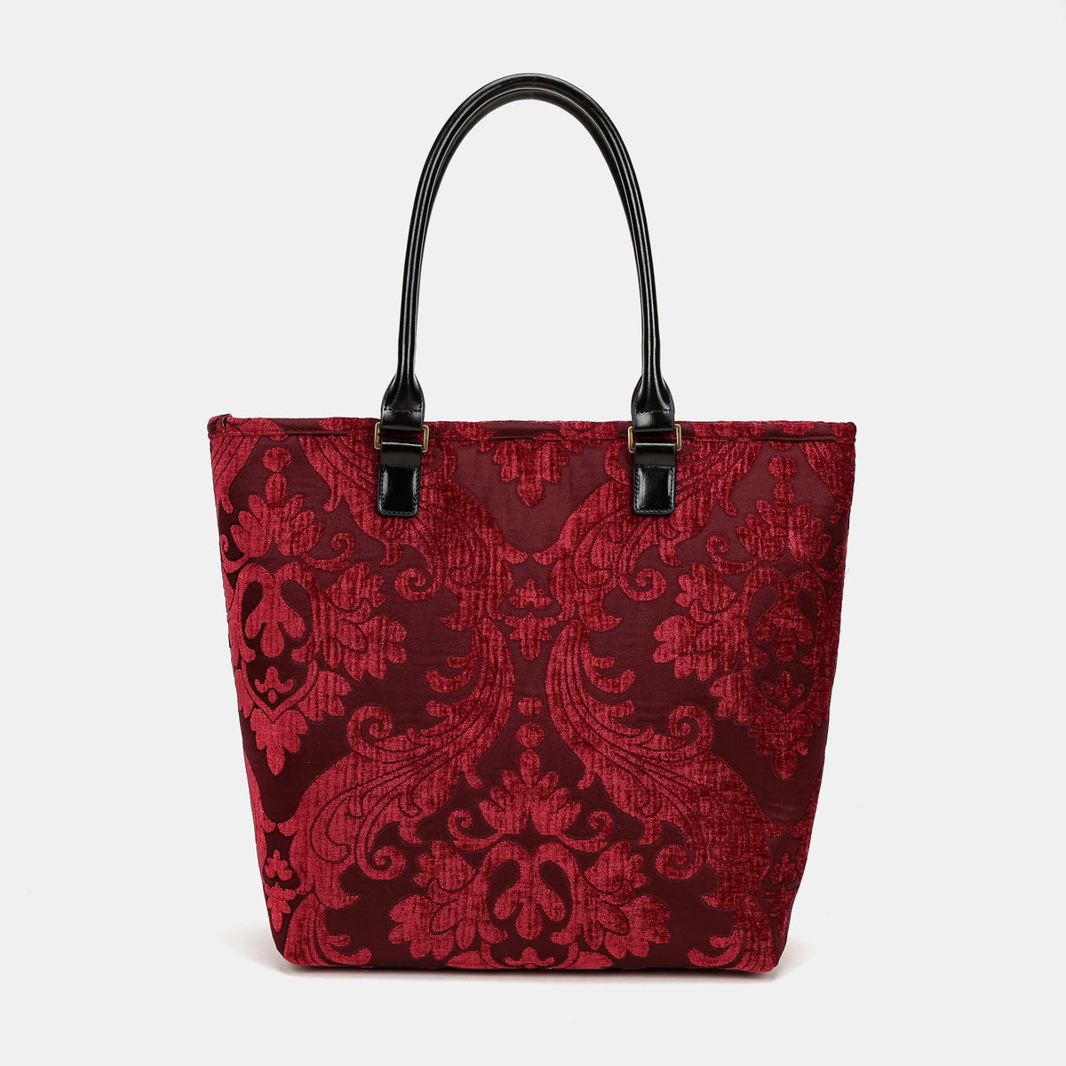 Queen Wine Carpet Tote Shopper Carpetbag of America back