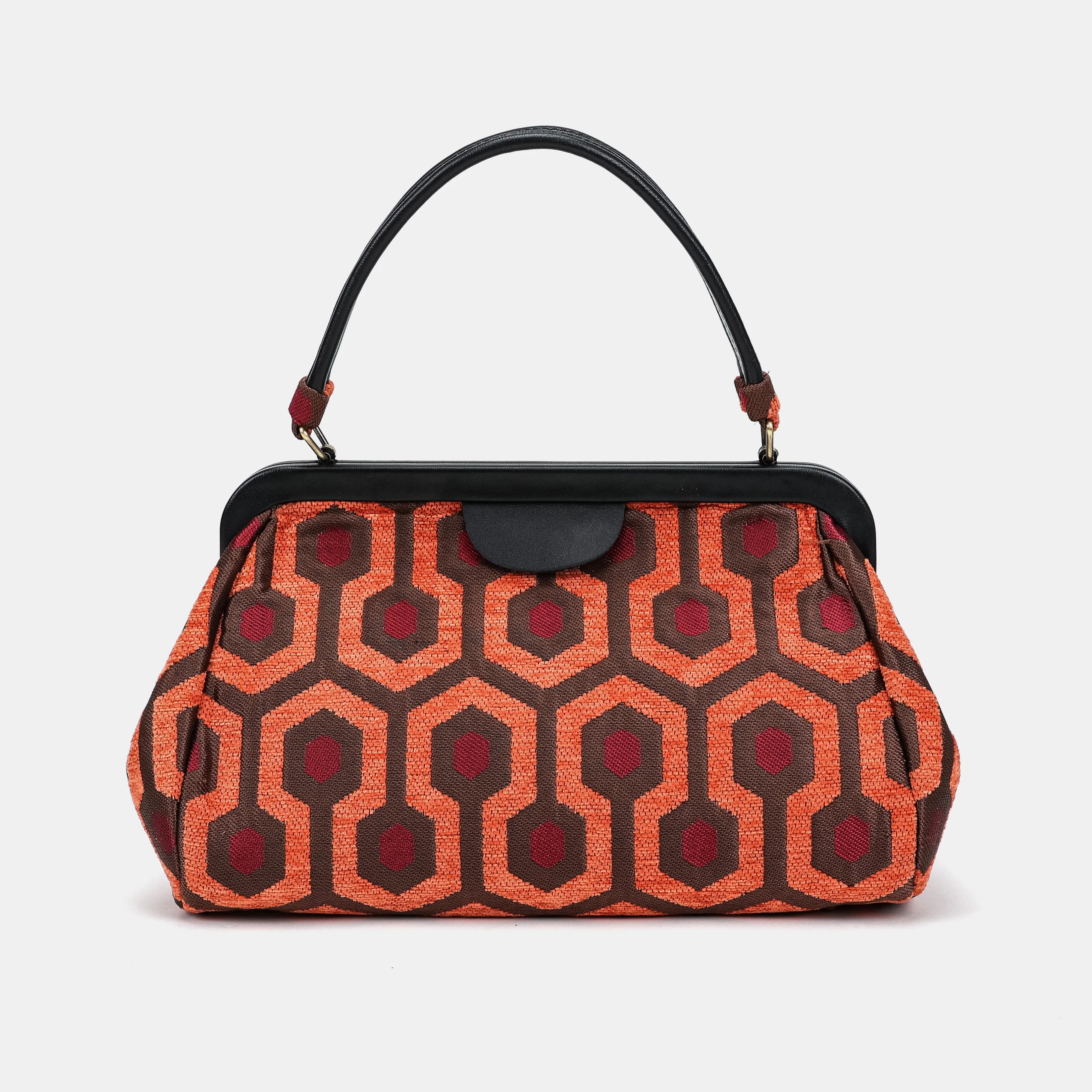 ''The Shining'' Overlook Hotel Top Handle Purse Carpetbag of America main