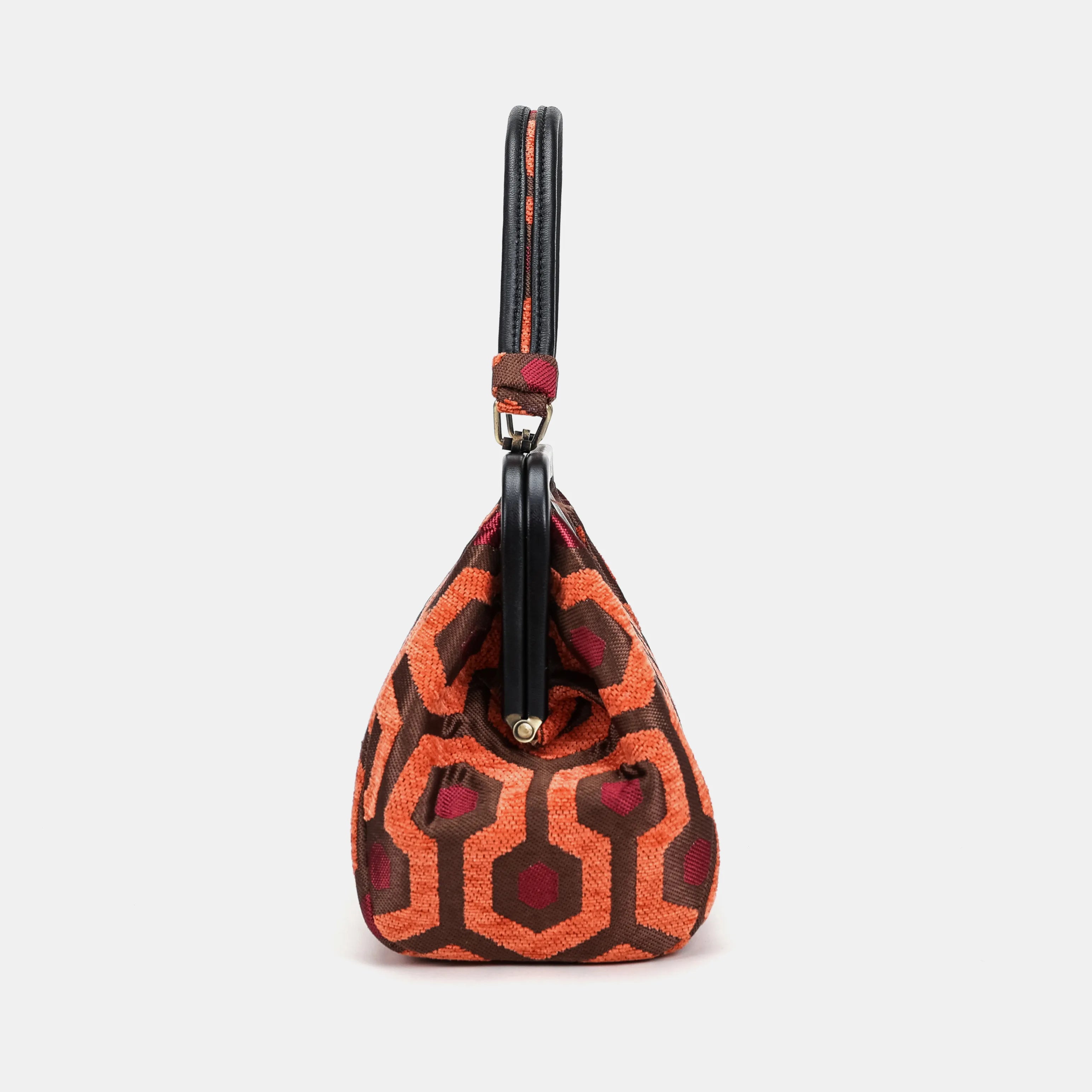 ''The Shining'' Overlook Hotel Top Handle Purse Carpetbag of America side
