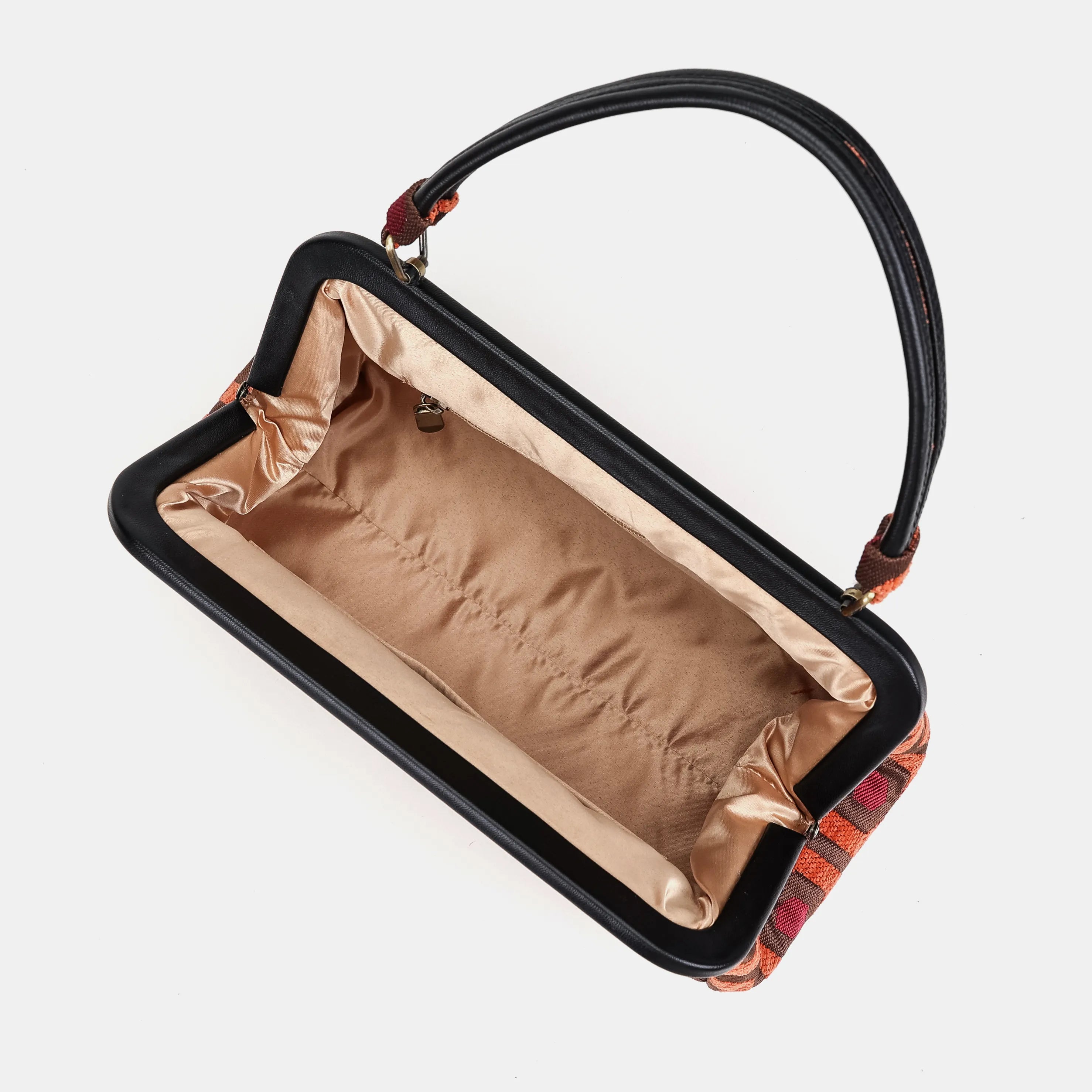 ''The Shining'' Overlook Hotel Top Handle Purse Carpetbag of America inside