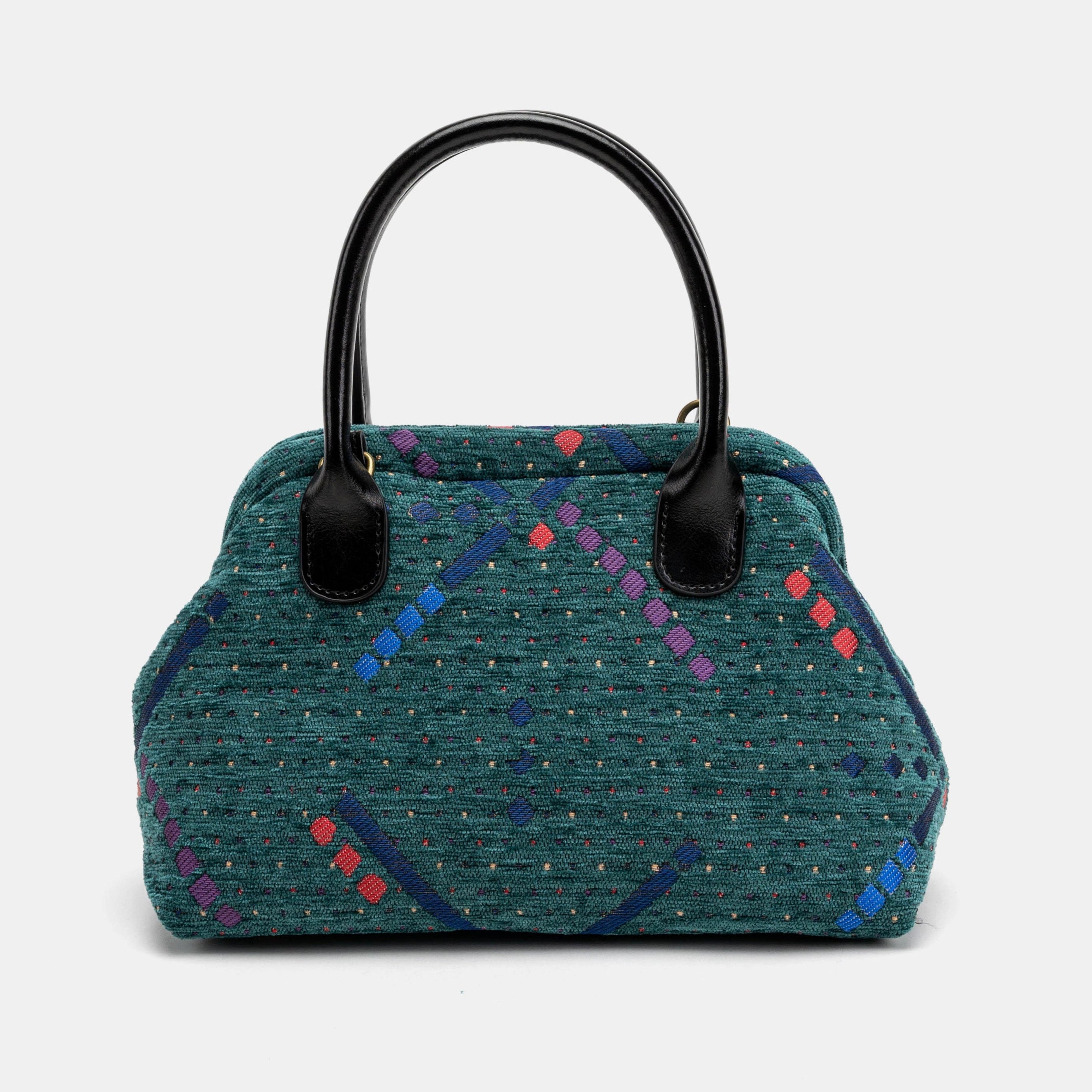 PDX Portland Airport Carpet Satchel back