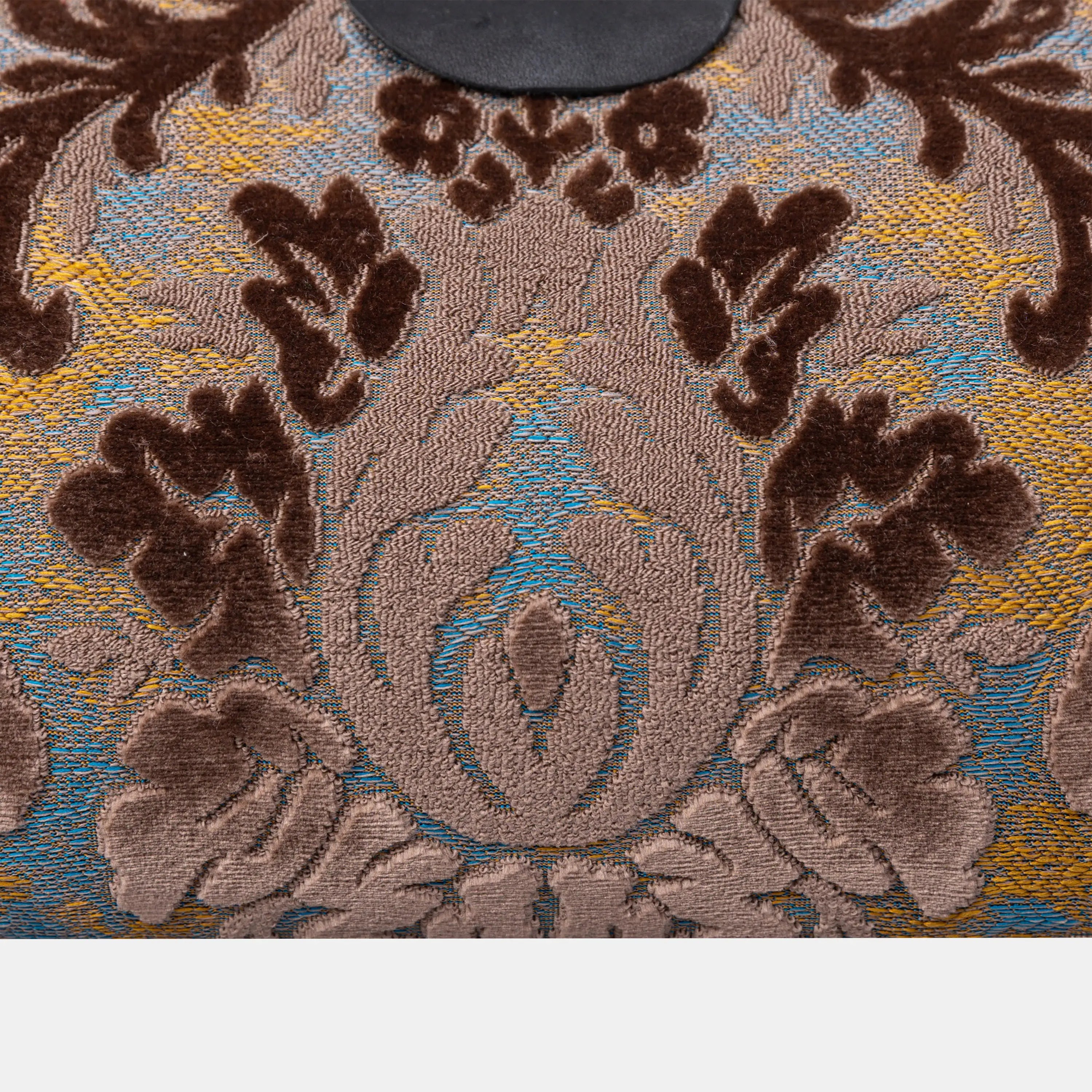 Burnout Velvet Camel Shoulder Bag part
