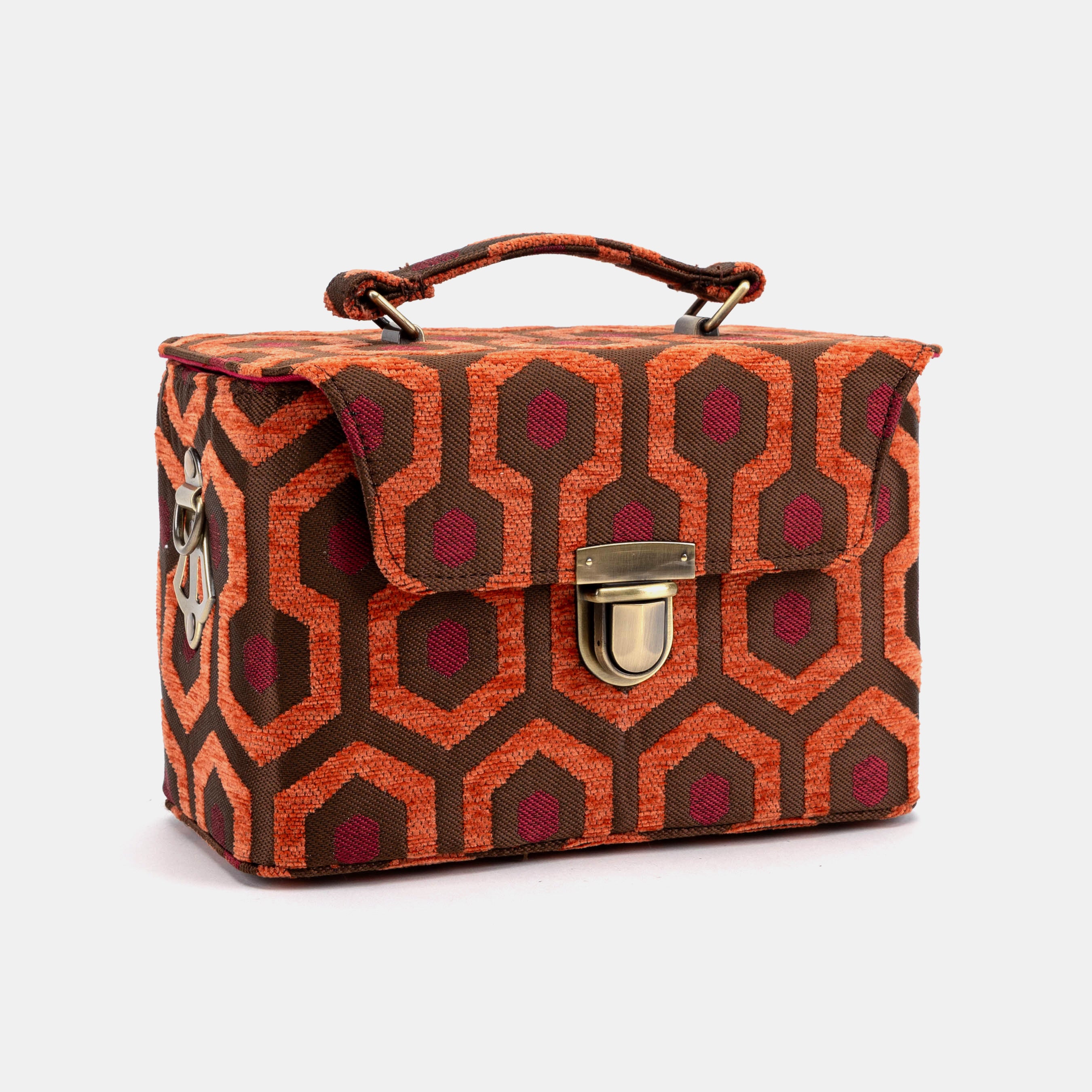 "The Shining" Overlook Hotel Clara Medium Train Case of America front side