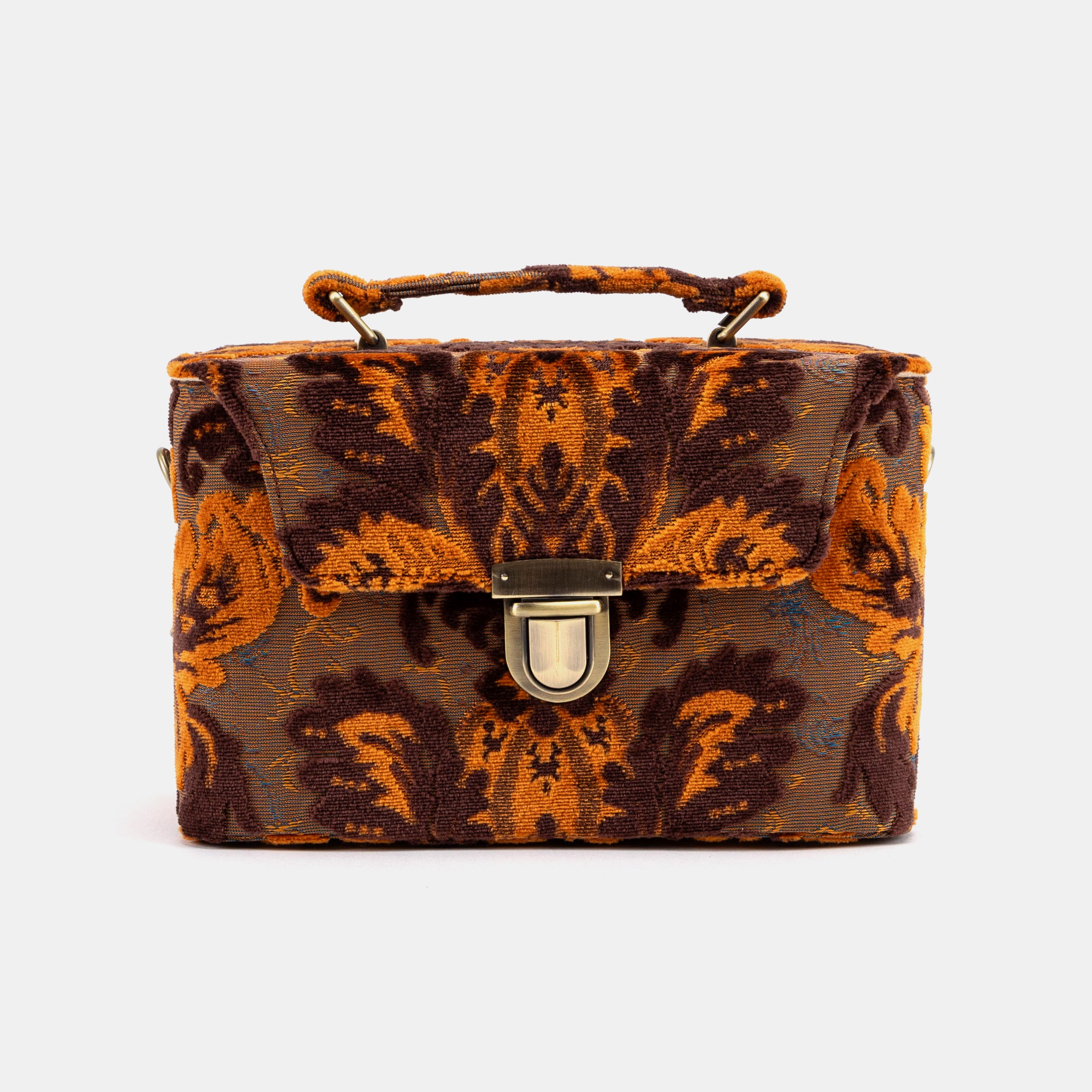 Burnout Velvet Revival Sienna Clara Medium Train Case of America front