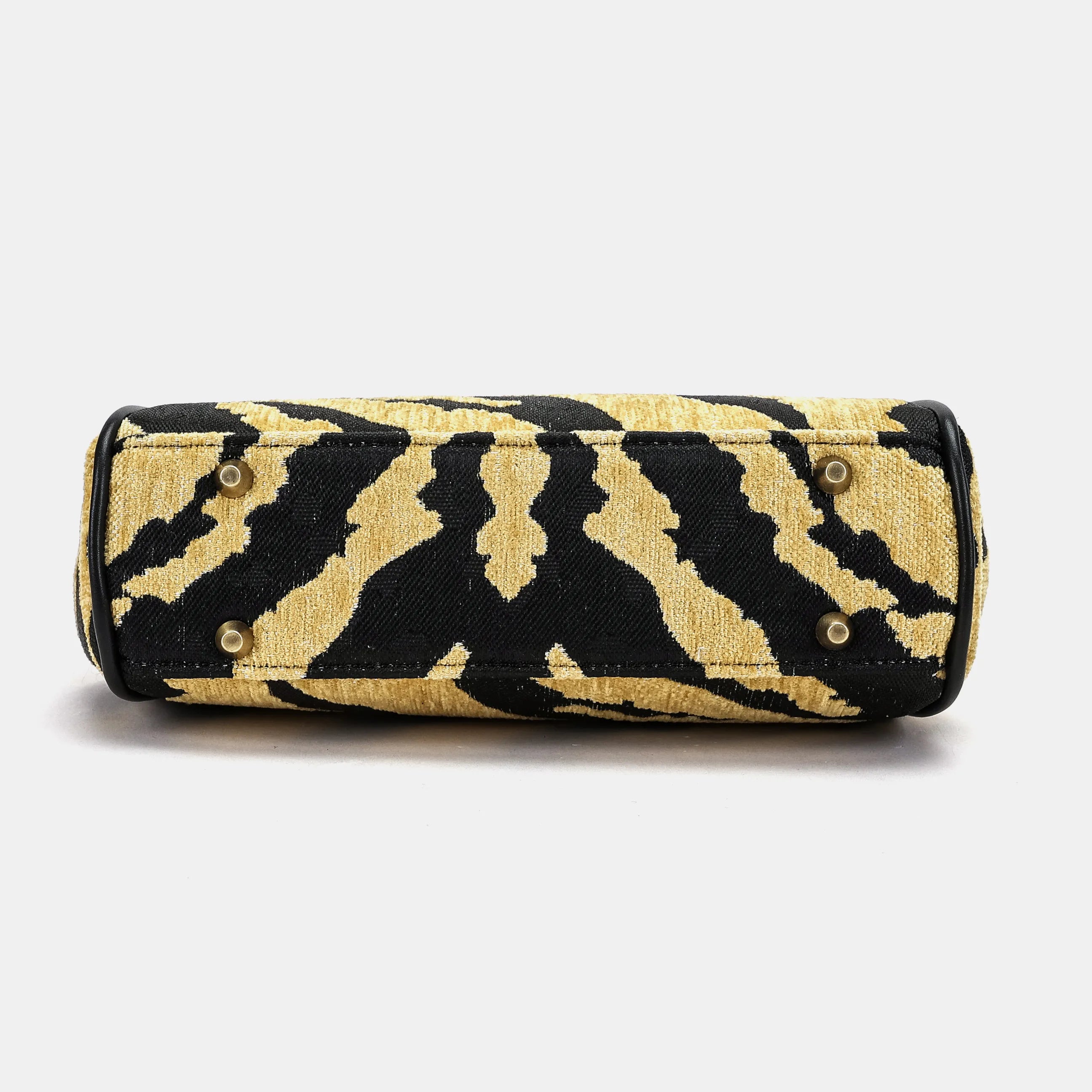 Tiger Stripe Alma Satchel Bag for America-bottom