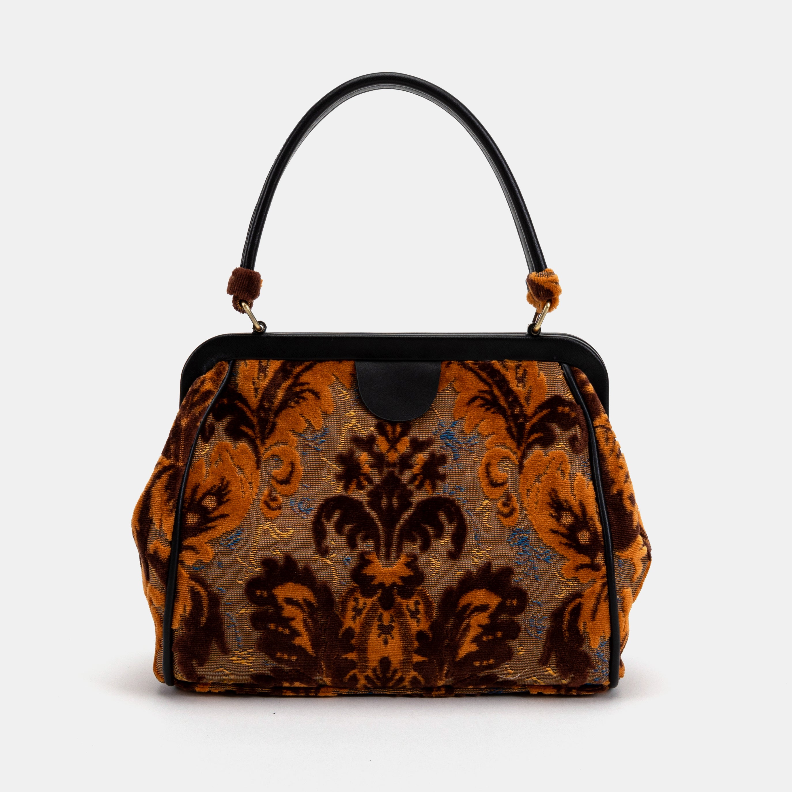 Burnout Velvet Revival Sienna Alma Carpet Bag of America front