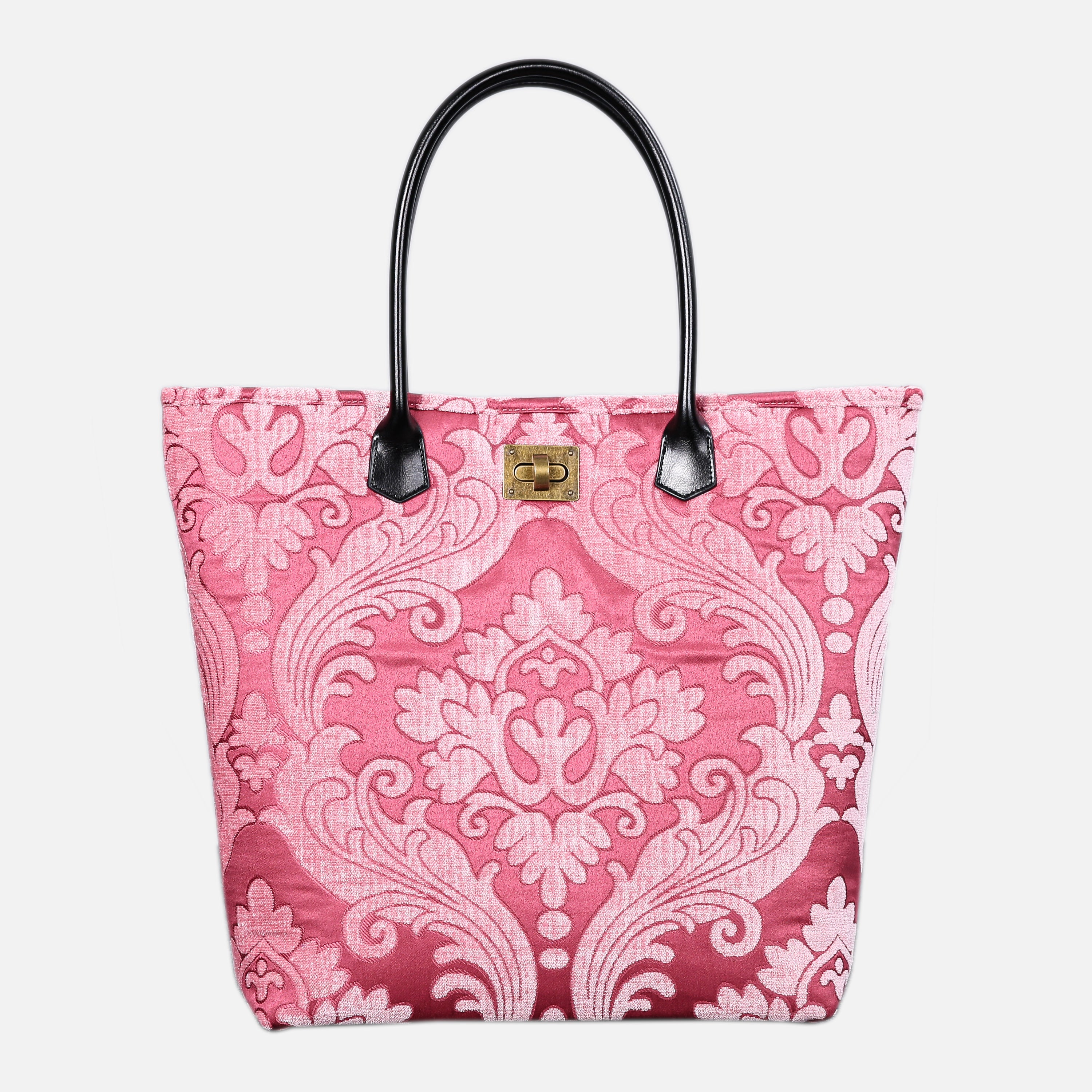 Queen Rose Pink Carpet Tote Shopper carpet bag MCW Handmade