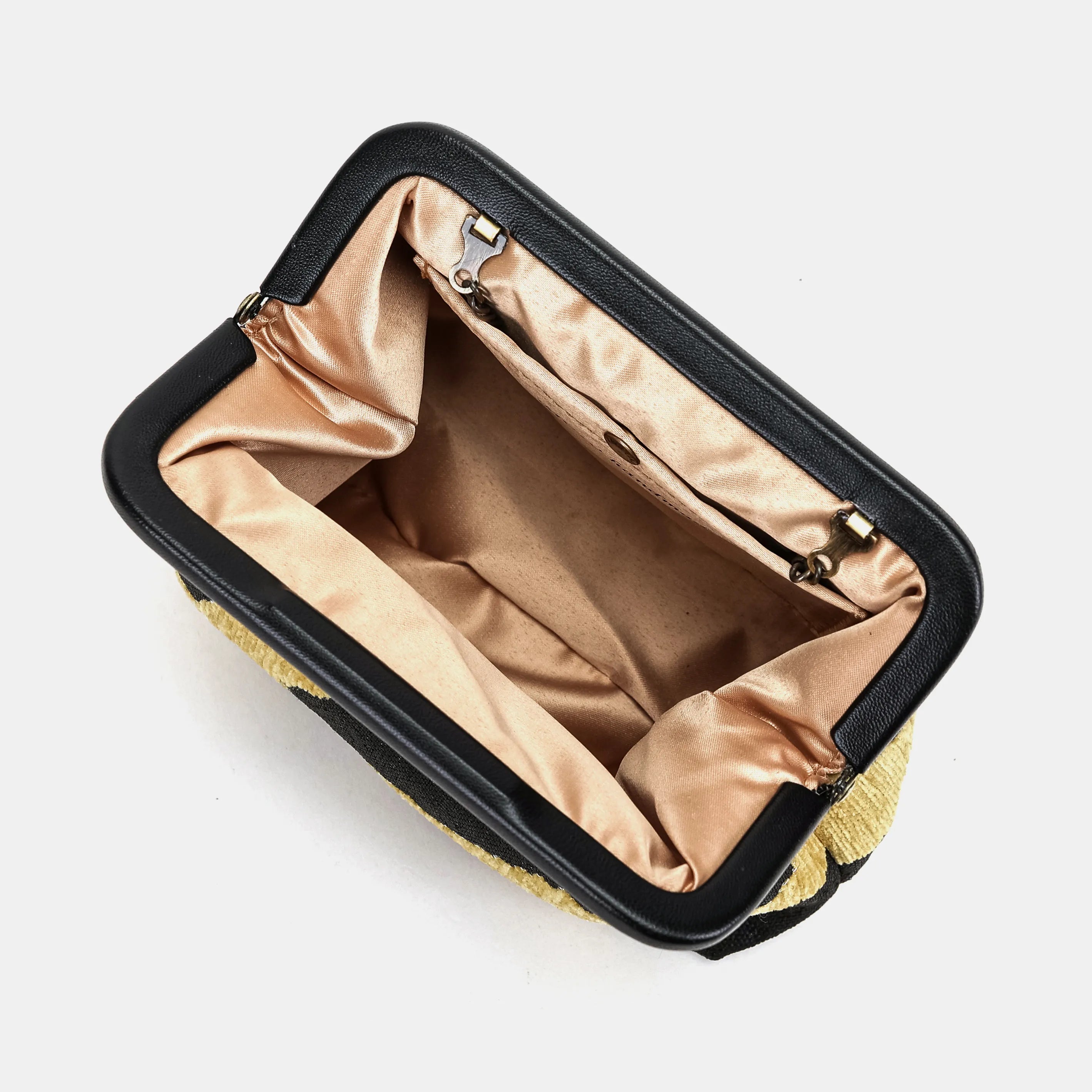 Tiger Stripe Alma Evening Clutch for America-inside