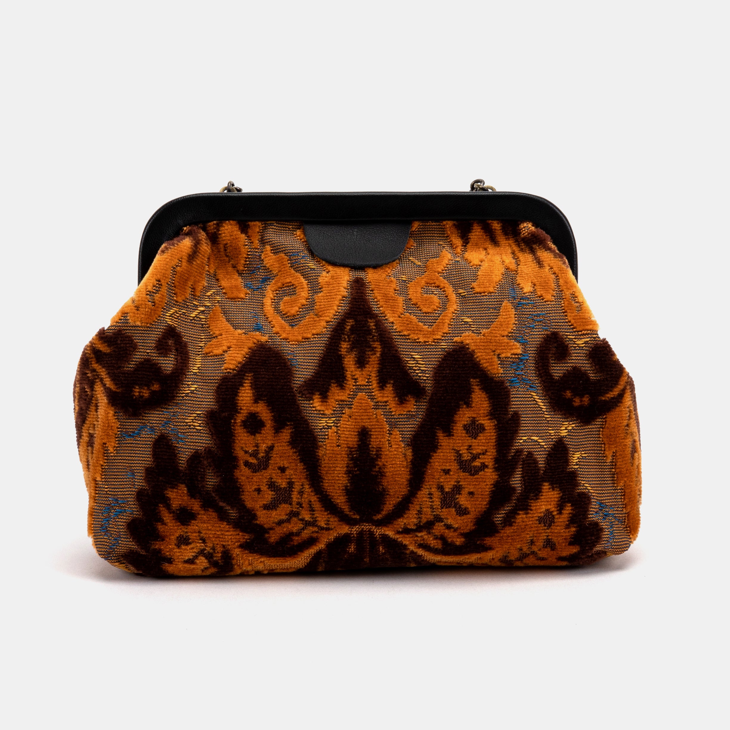 Burnout Velvet Revival Sienna Alma Clutch