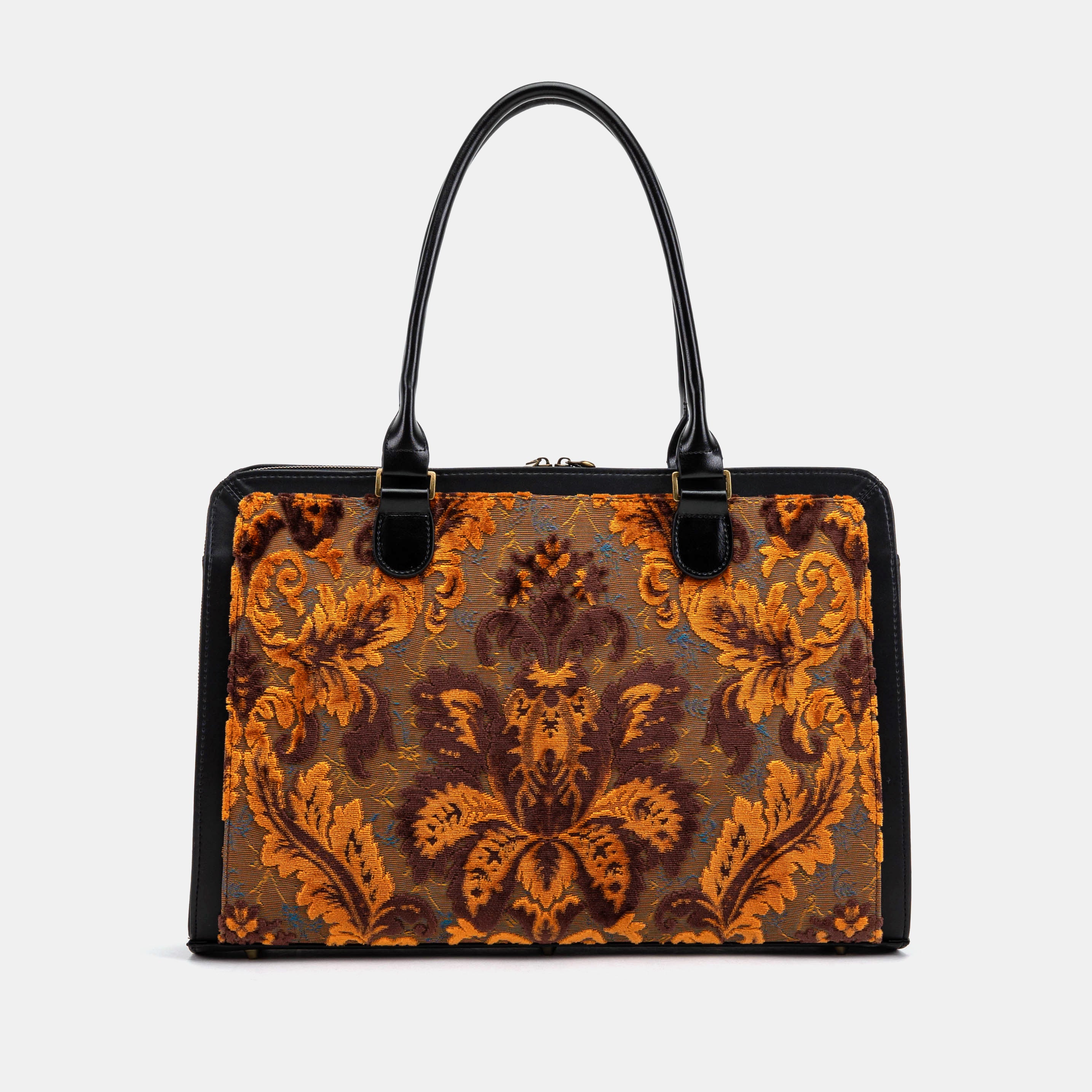 Burnout Velvet Revival Sienna Business Tote front 