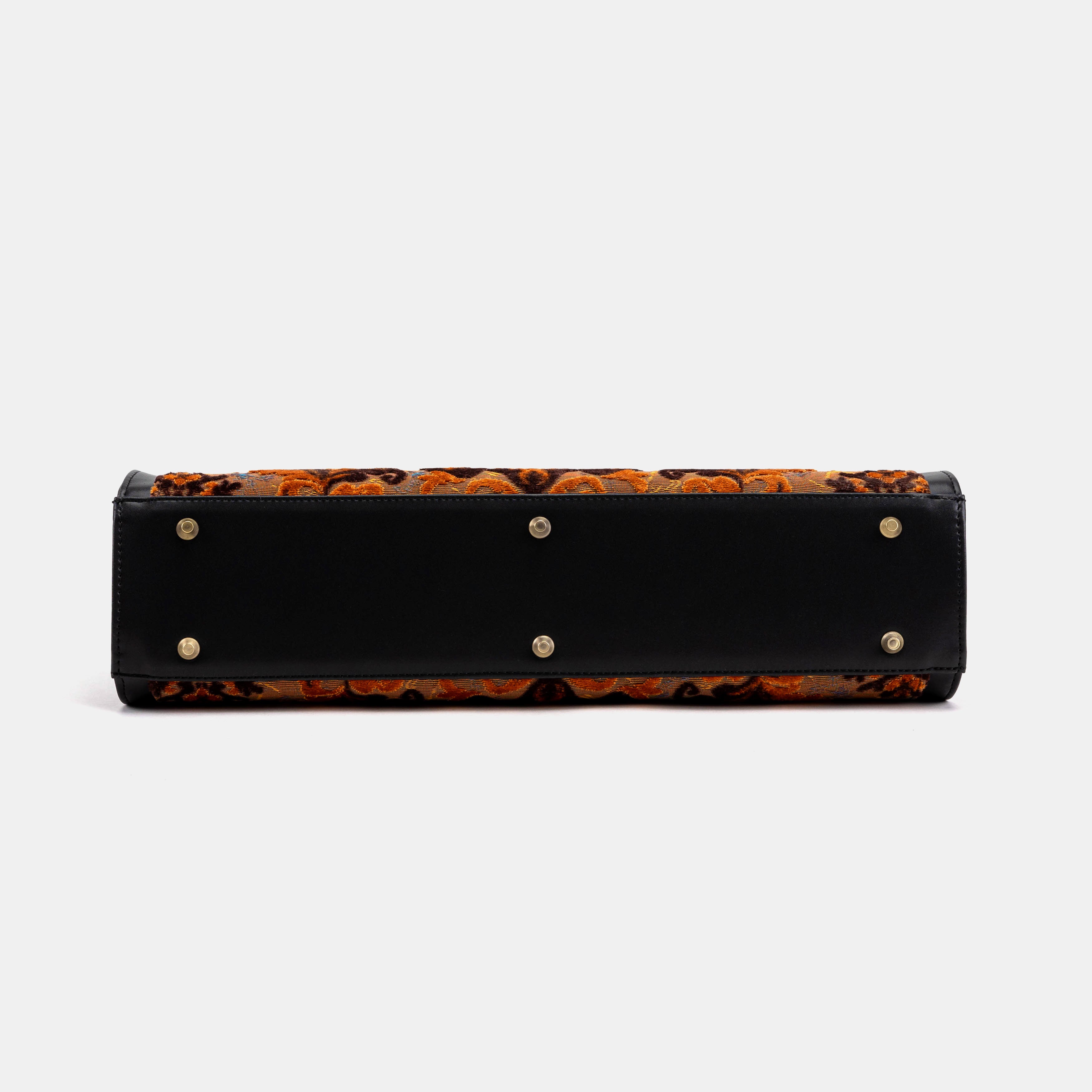 Burnout Velvet Revival Sienna Business Tote bottom
