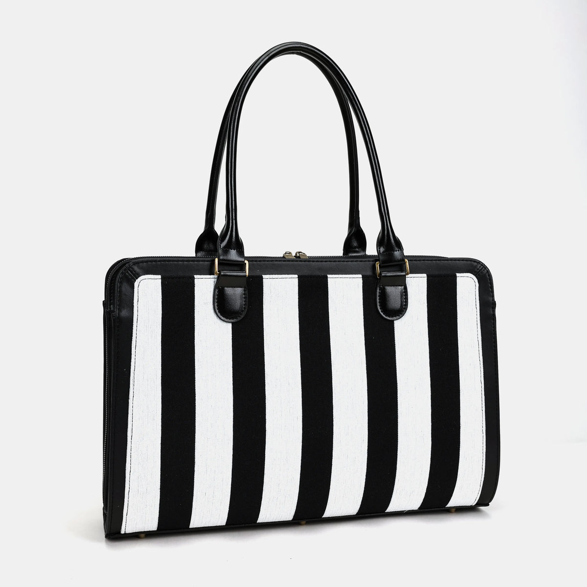 Black & White Beetlejuice Business Tote Carpetbag of America main