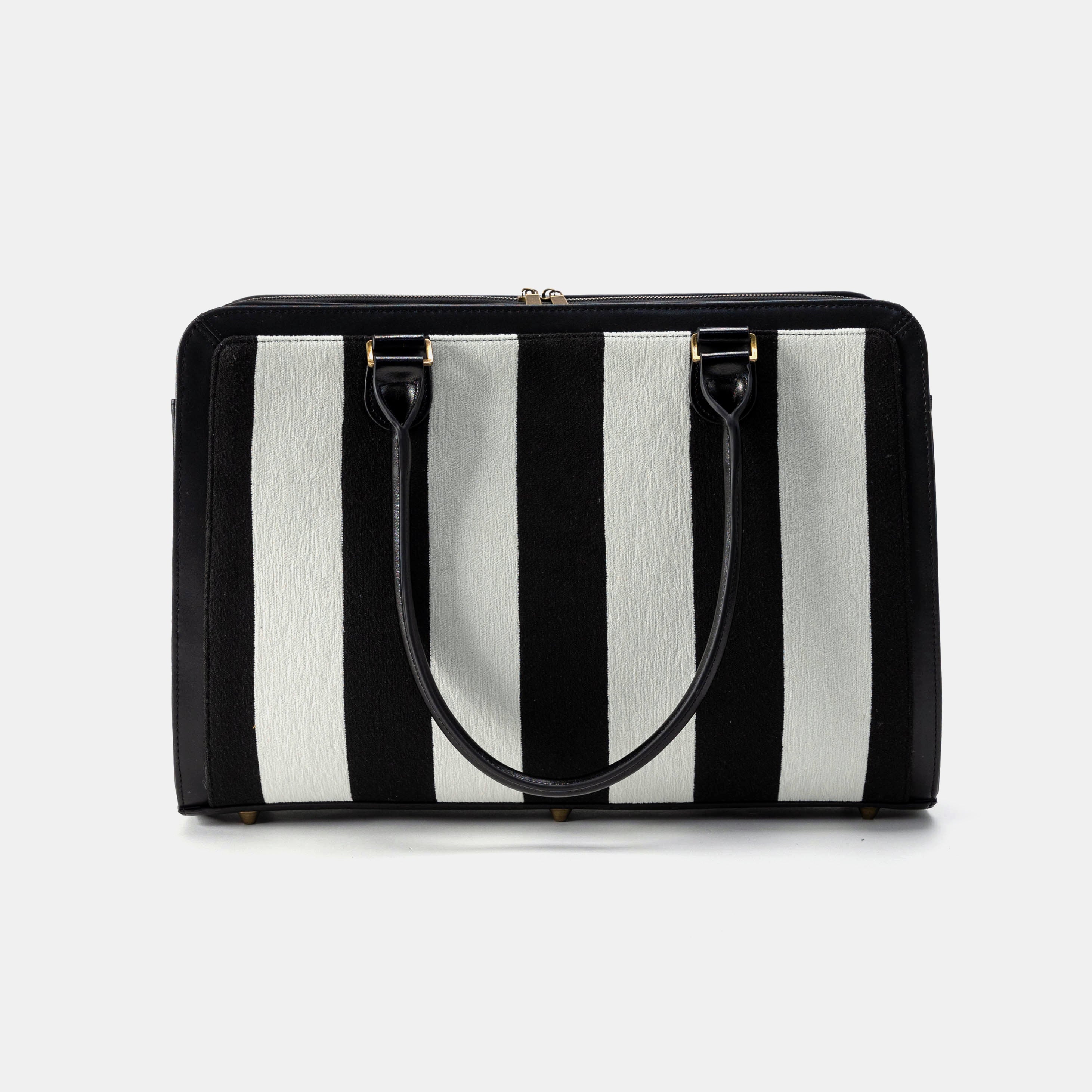 Black & White Beetlejuice Business Tote