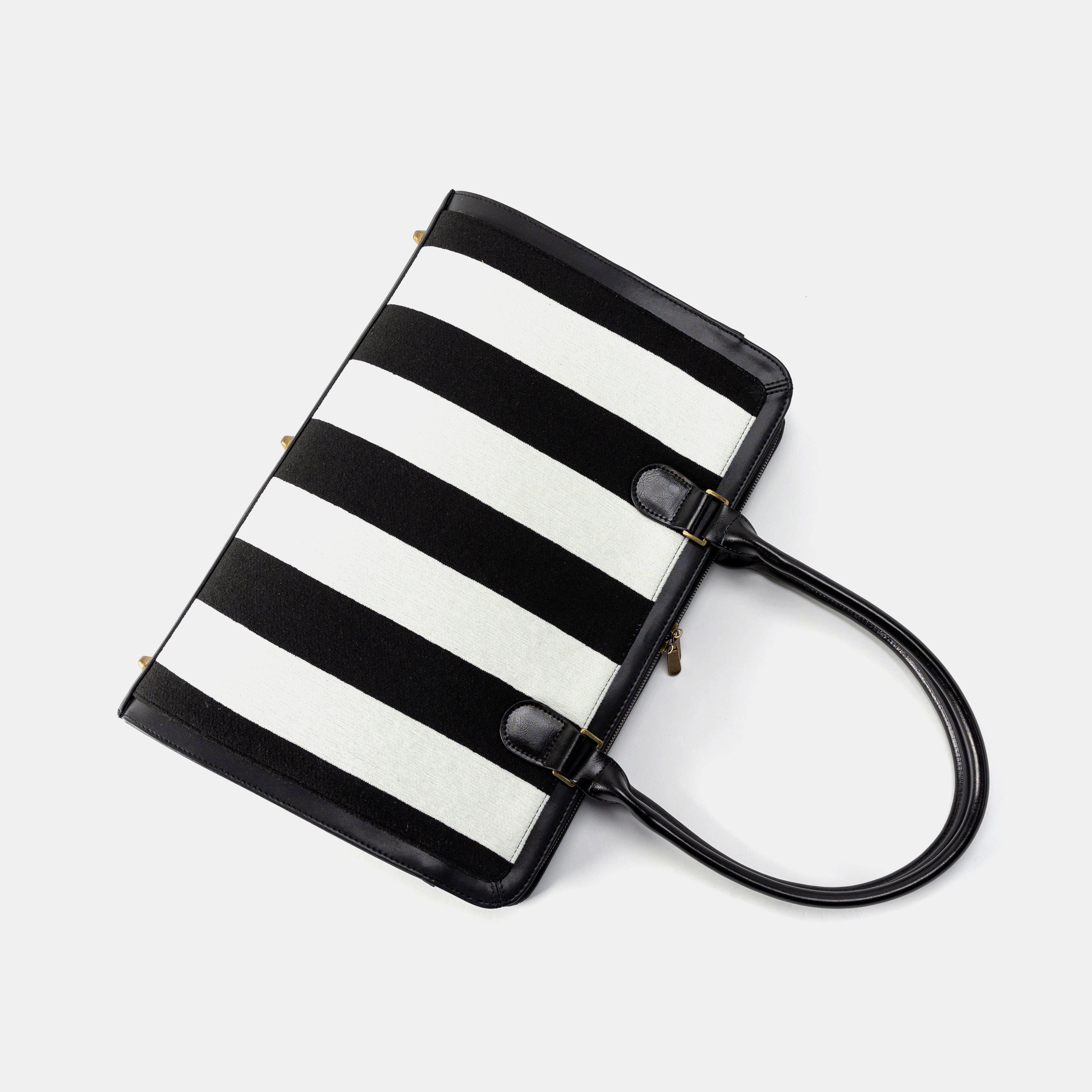 Black & White Beetlejuice Business Tote