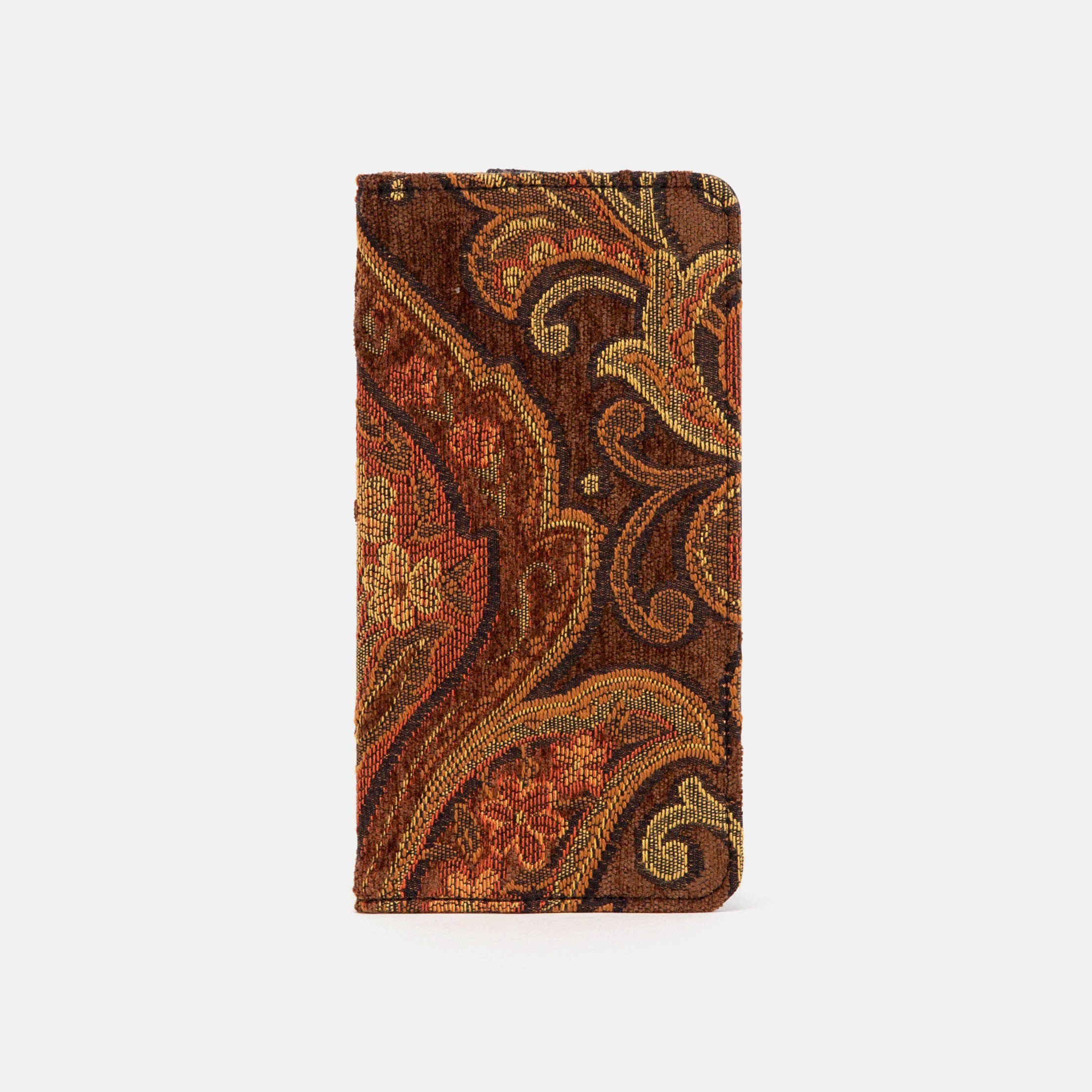 Damask D. Brown Checkbook Cover overview