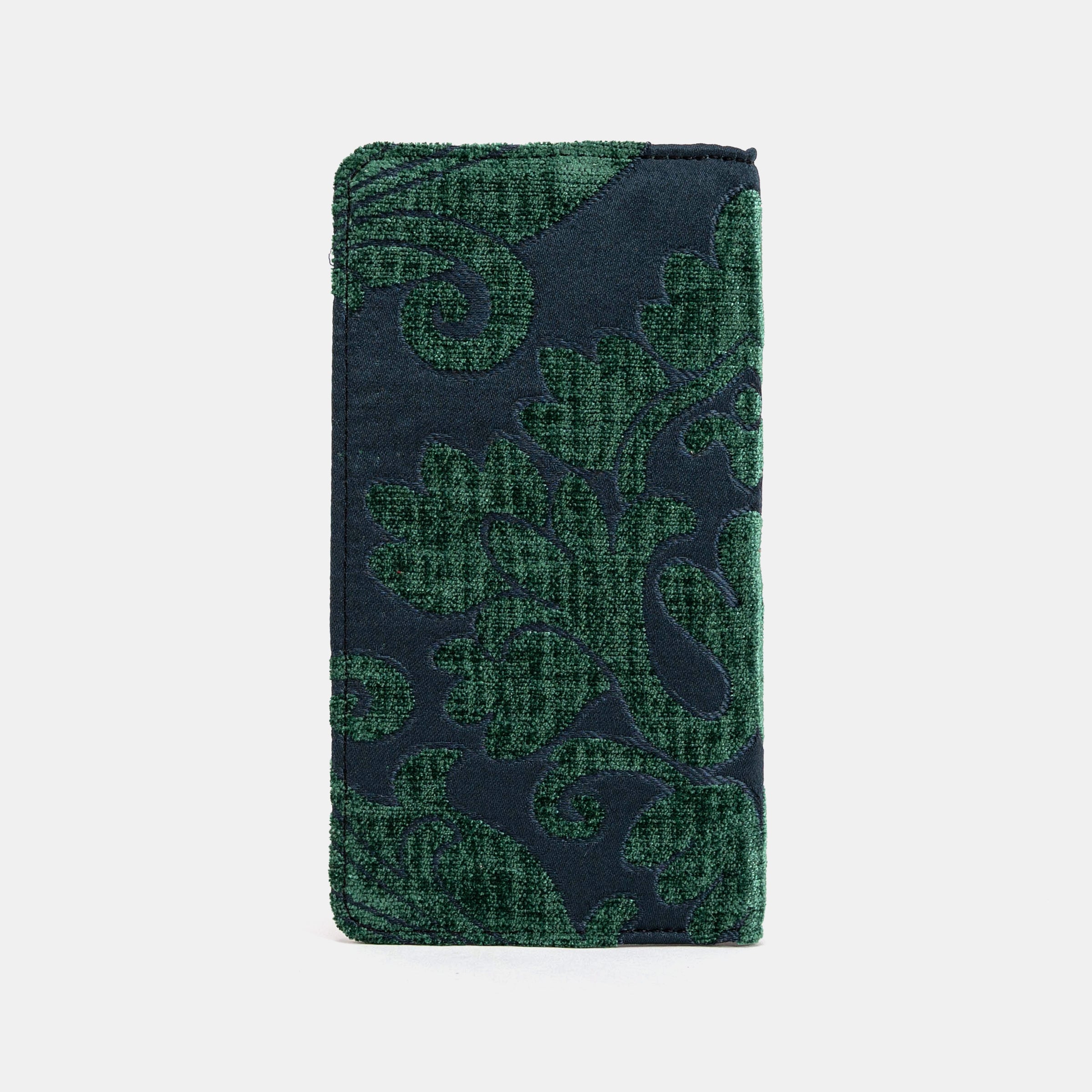 Hunter Green Checkbook Cover Carpetbag of America back