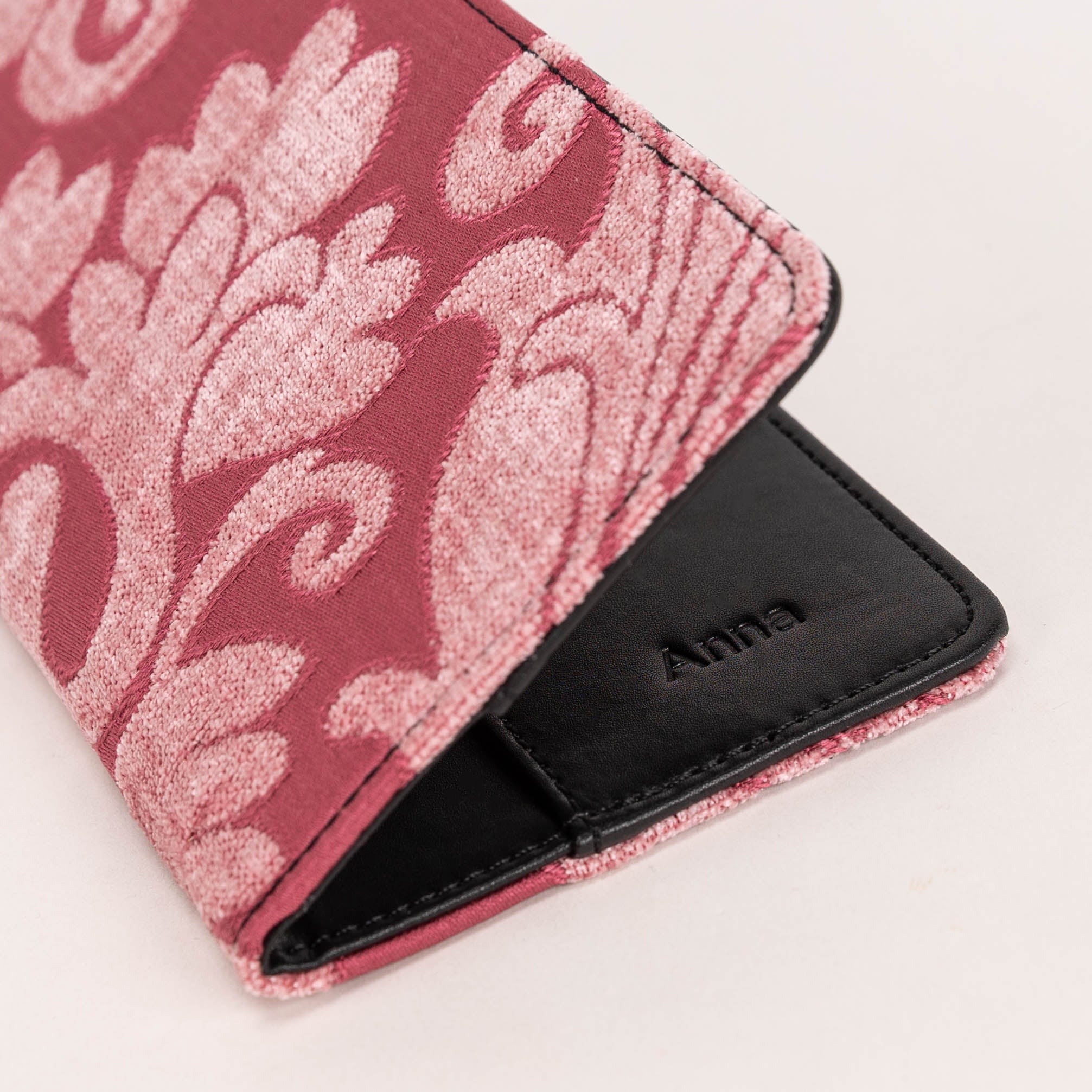 Rose Pink Checkbook Cover Carpetbag of America customization