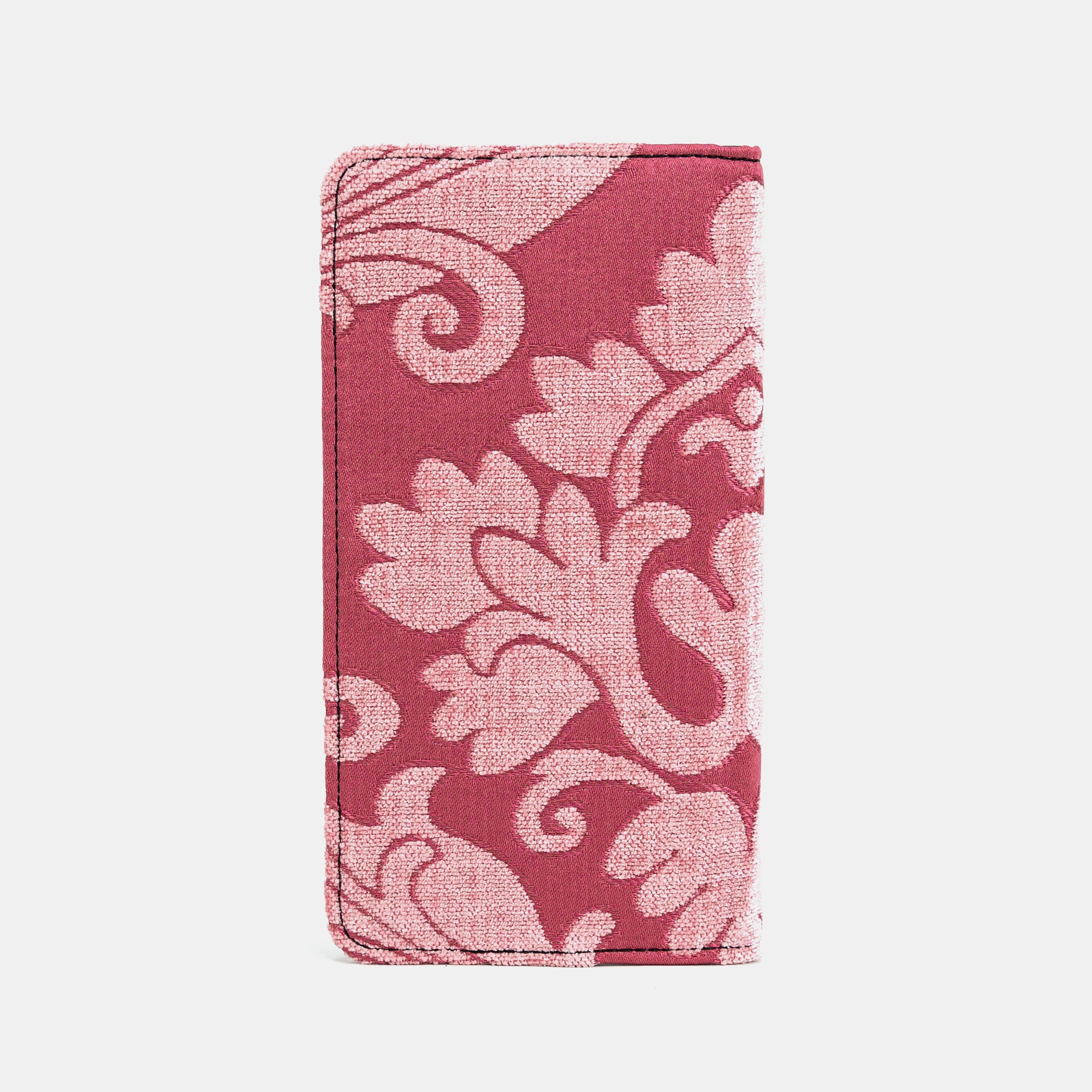 Rose Pink Checkbook Cover Carpetbag of America back