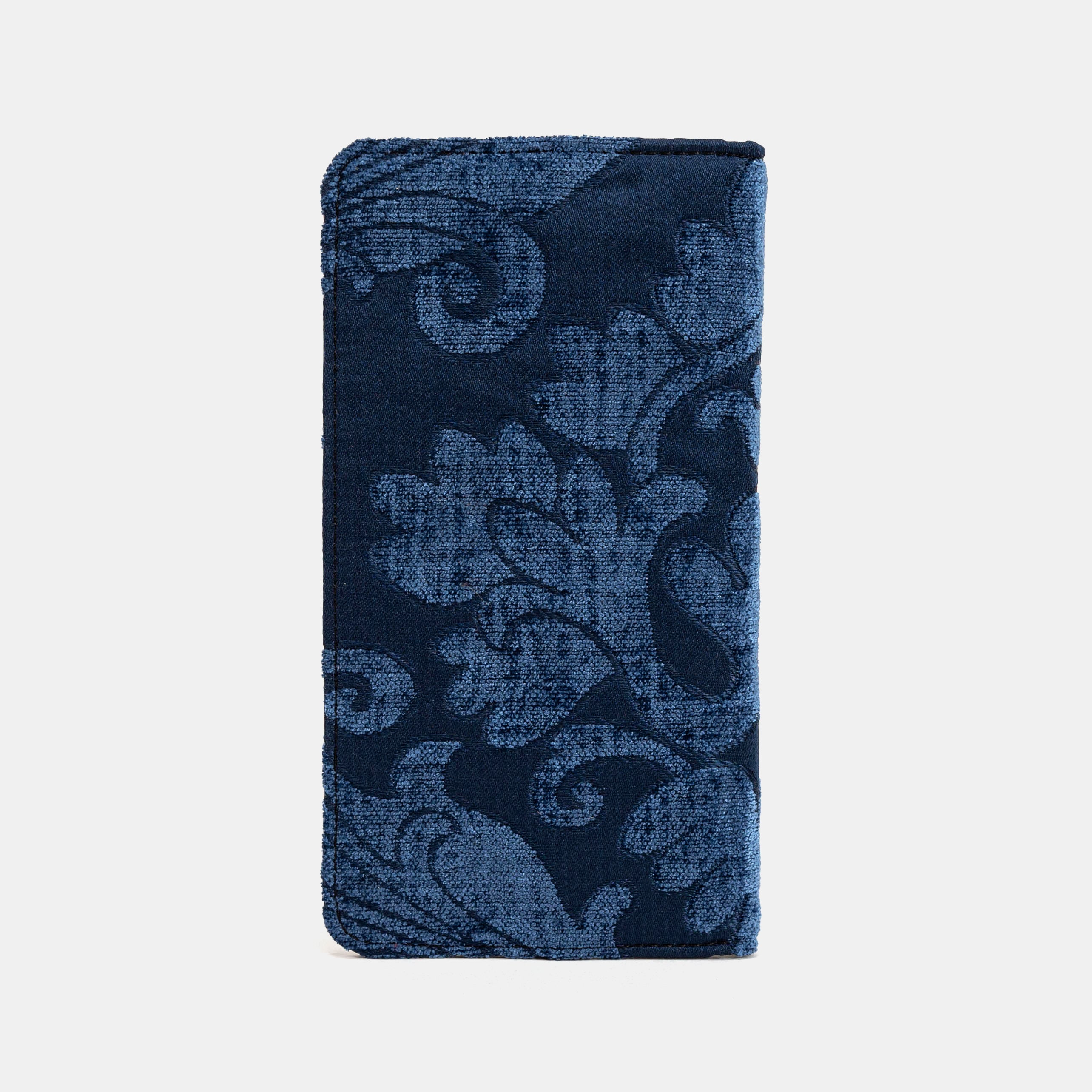 Royal Blue Checkbook Cover Carpetbag of America back