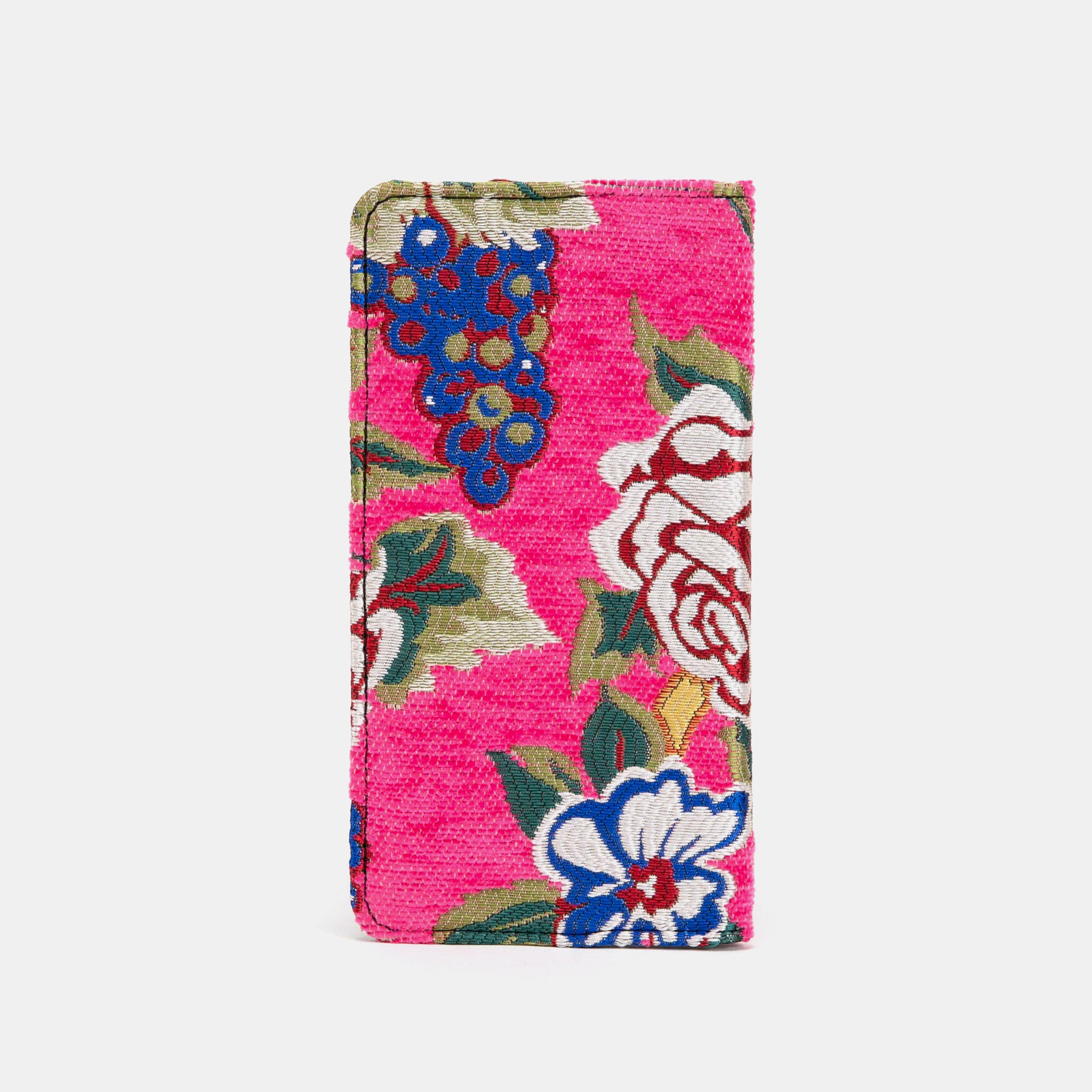 Wild Pink Rose Checkbook Cover