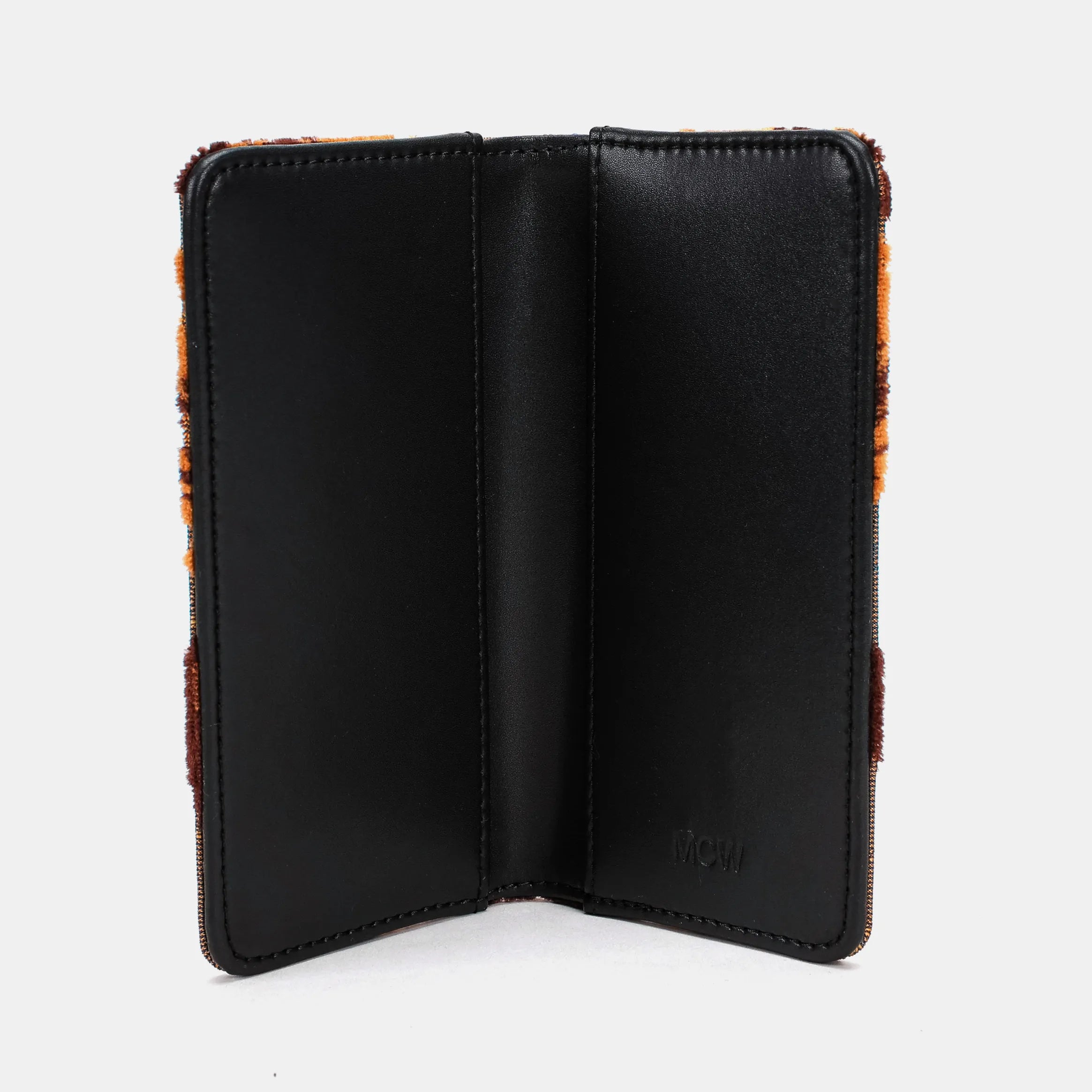 Burnout Velvet Revival Sienna Checkbook Cover