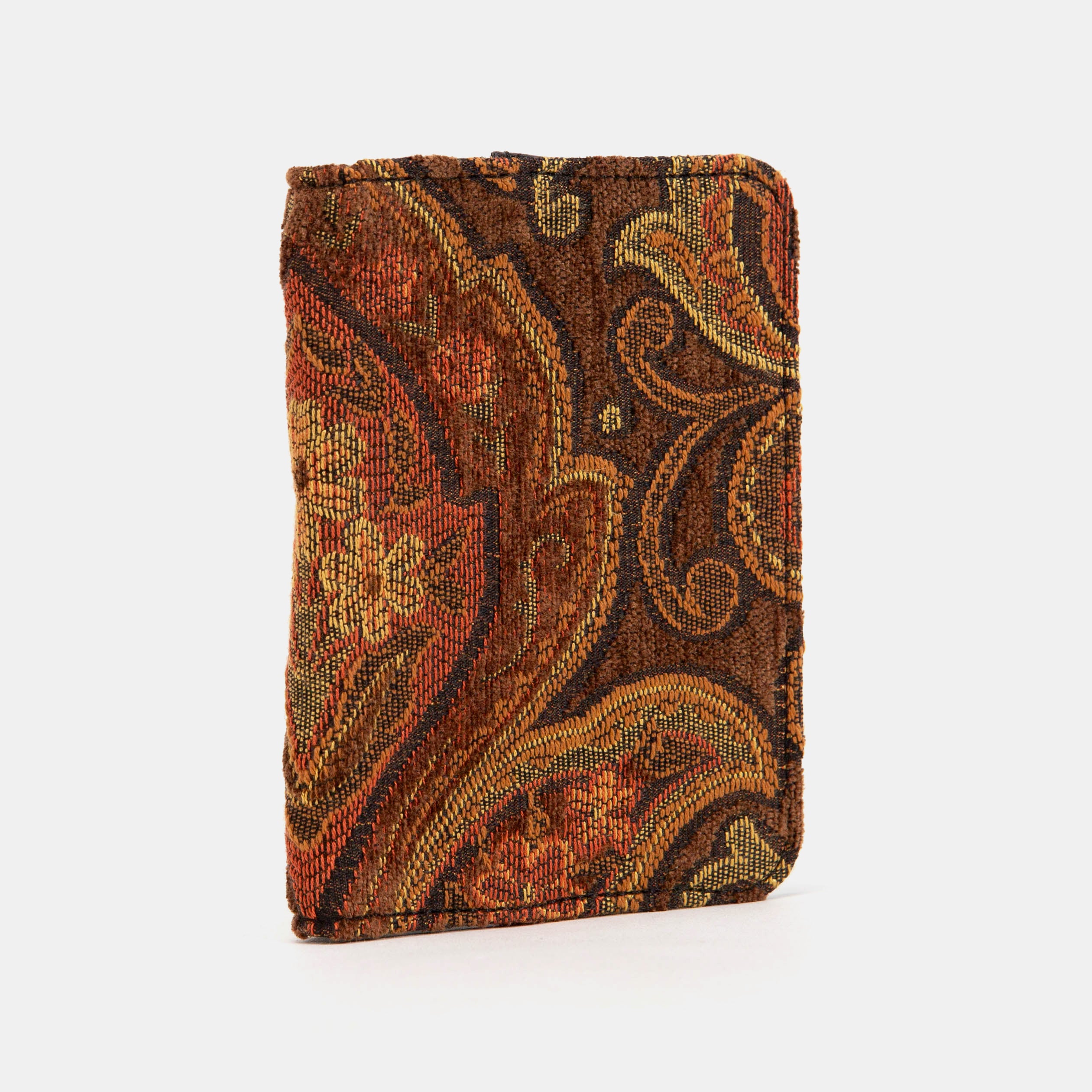 Damask D. Brown Passport Cover front