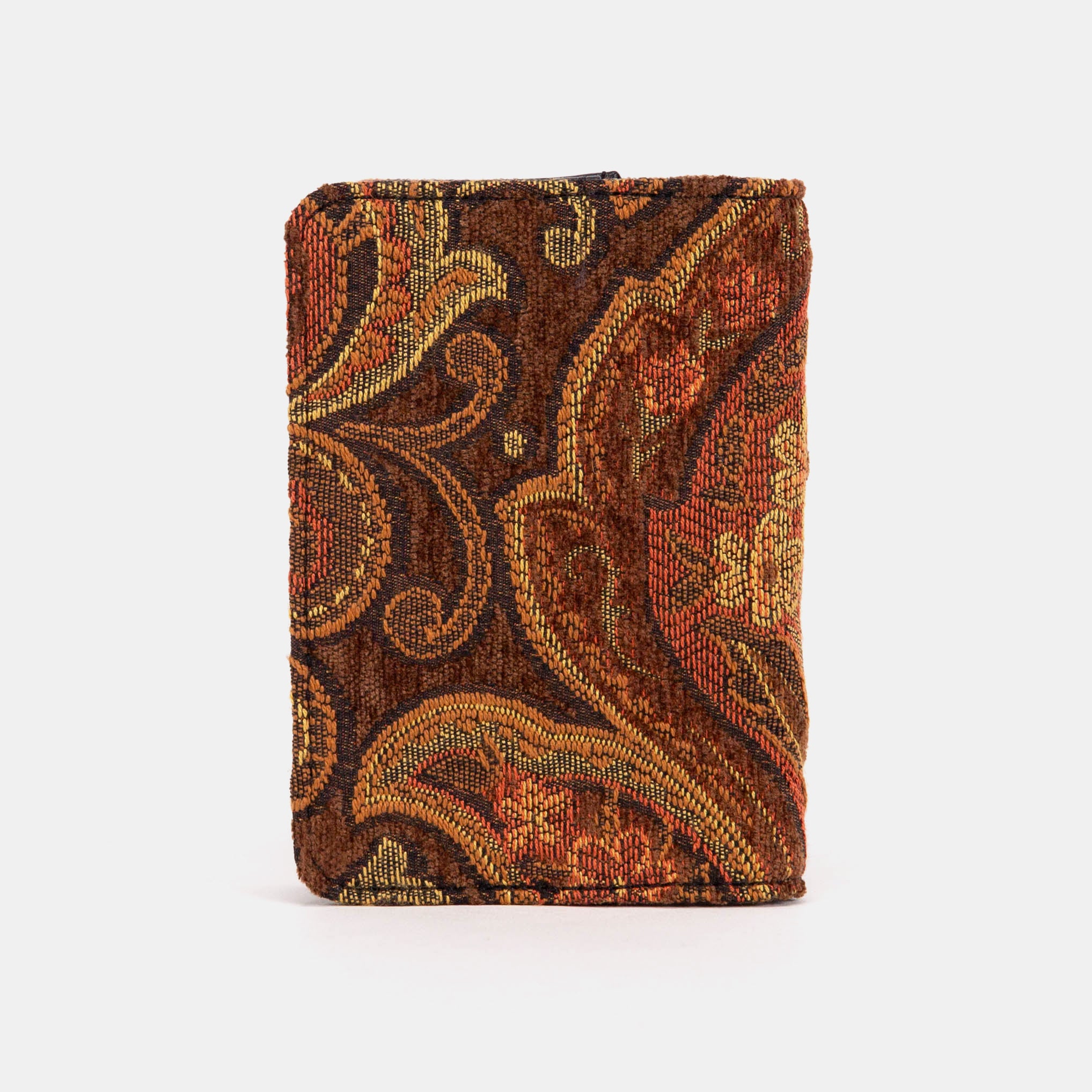 Damask D. Brown Passport Cover back