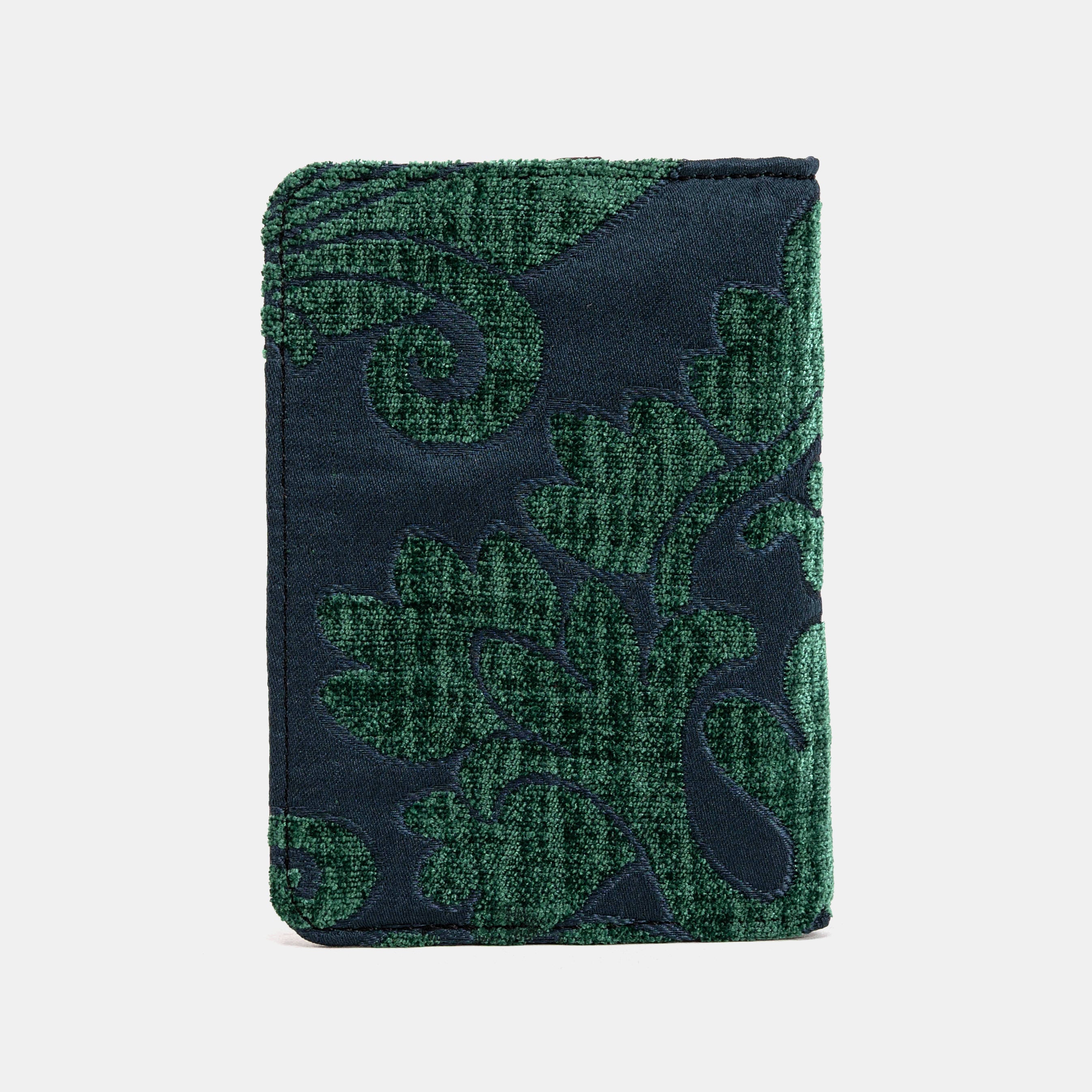 Hunter Green Passport Cover Carpetbag of America back