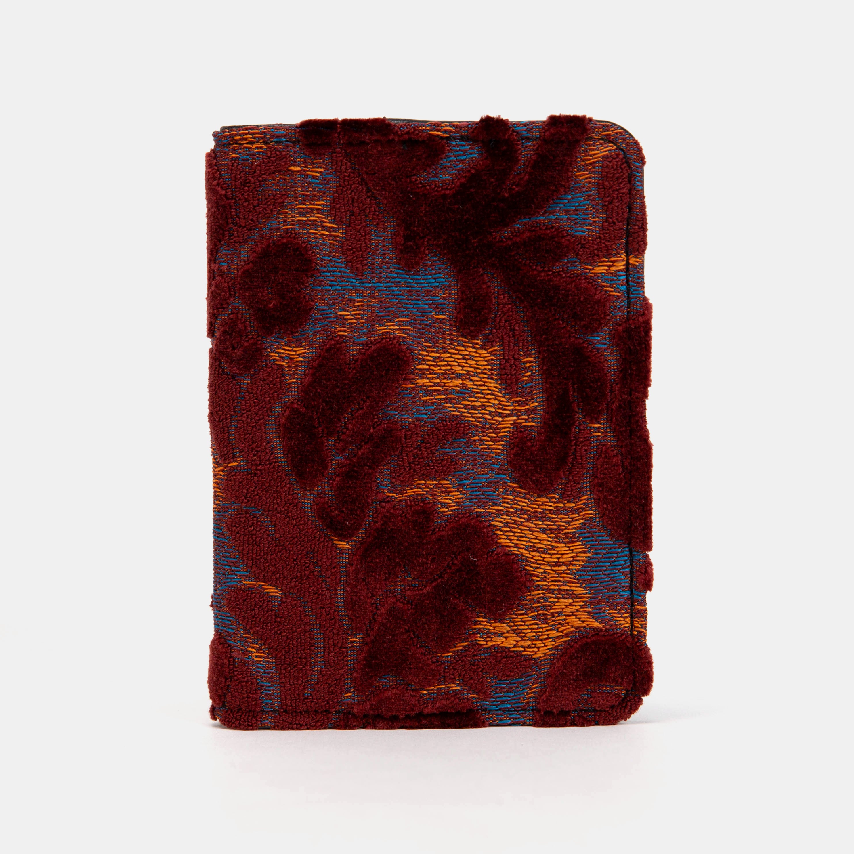 Burnout velvet Wine Passport Cover  overview