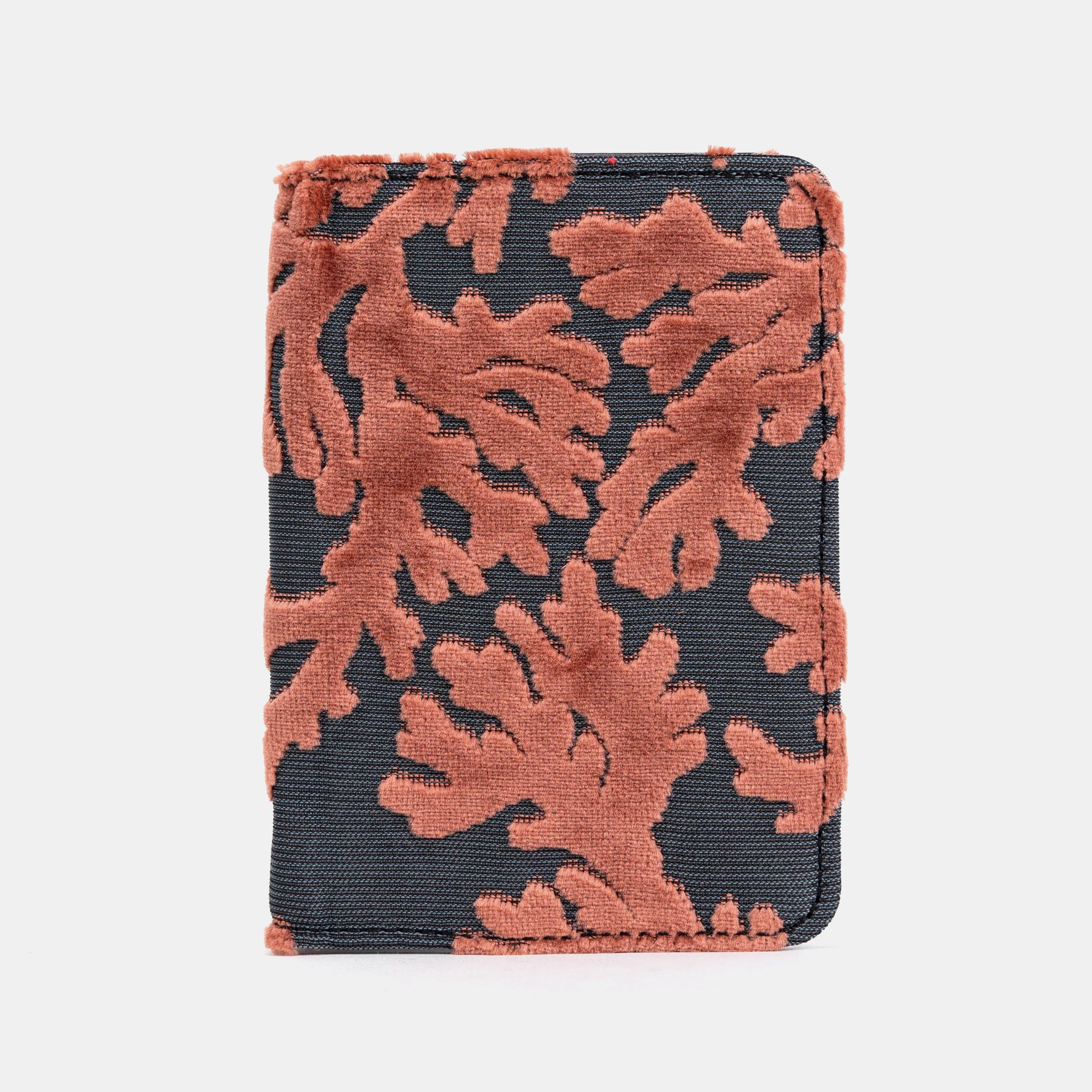 Burnout Velvet St Tropez Scuba Coral Passport Cover