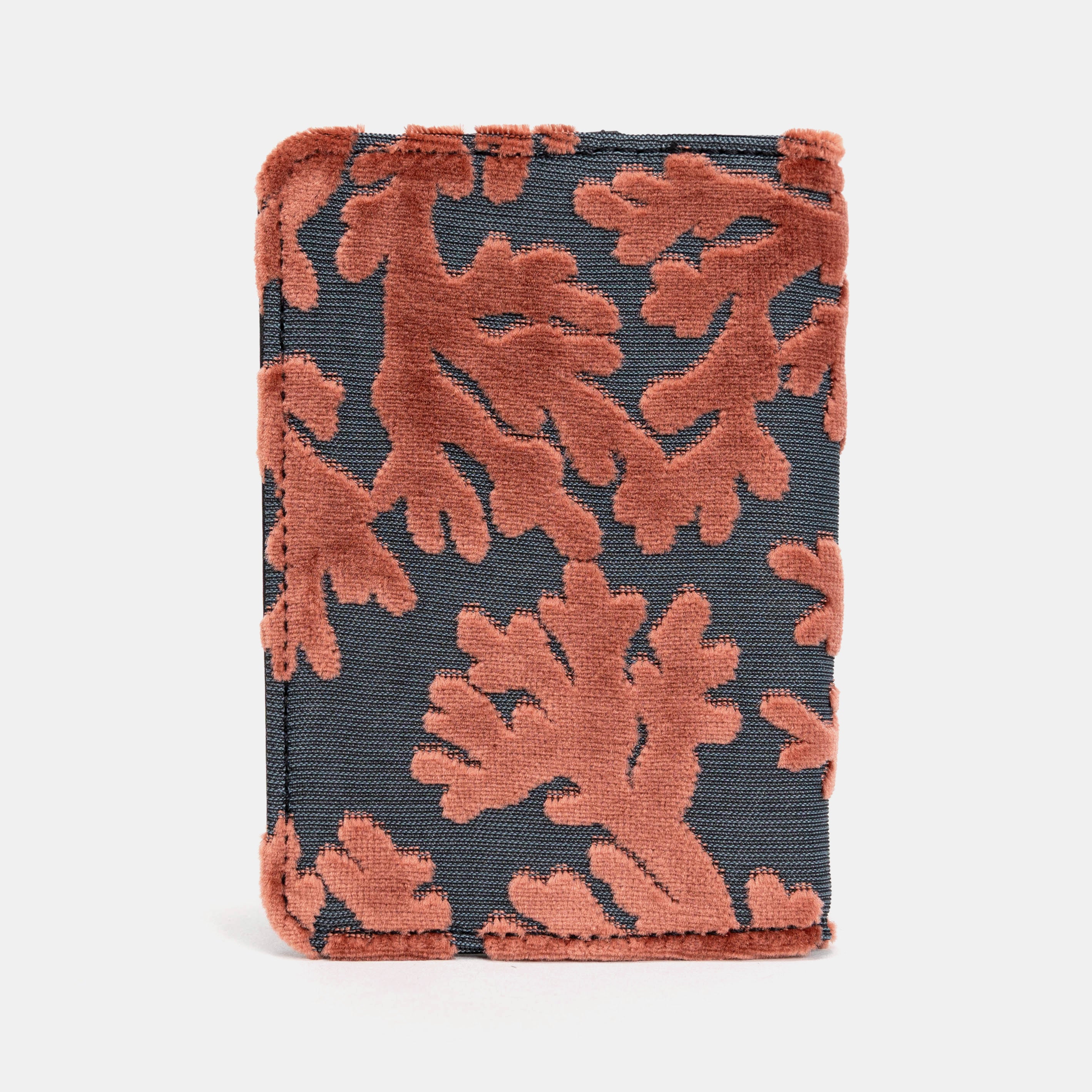 Burnout Velvet St Tropez Scuba Coral Passport Cover