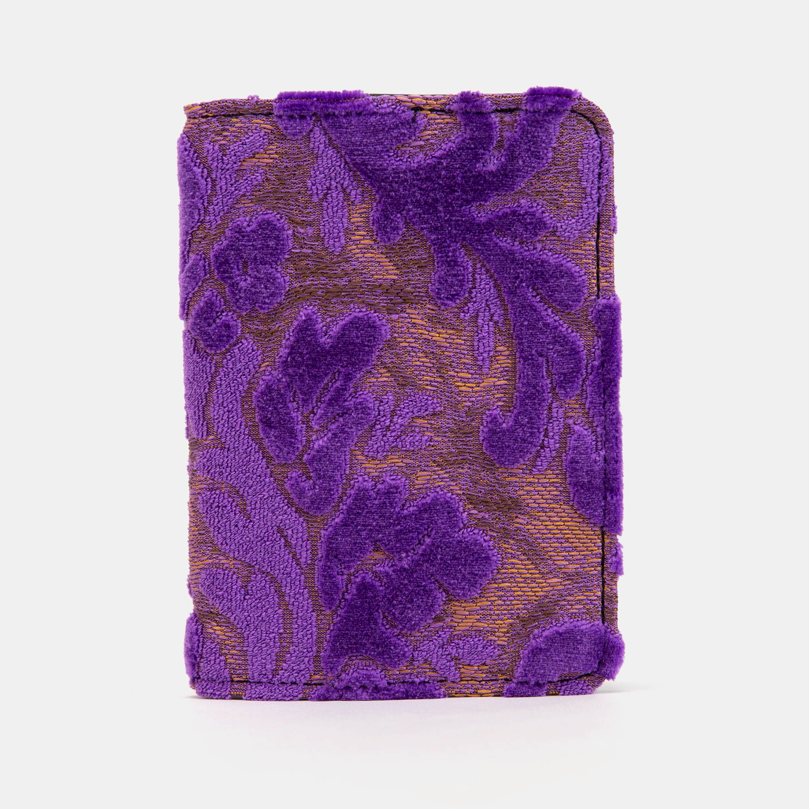 Burnout velvet Purple Passport Cover overview